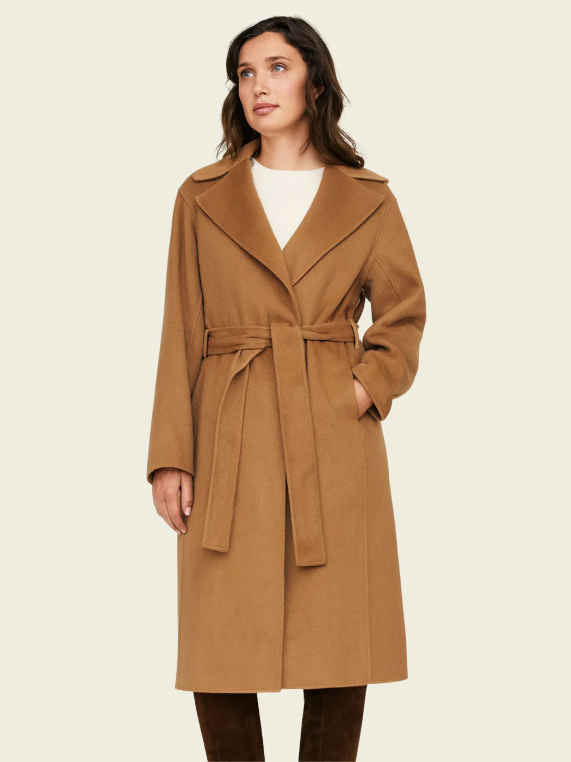 CT25W01 W.CASHMERE MARICA Robe Coat