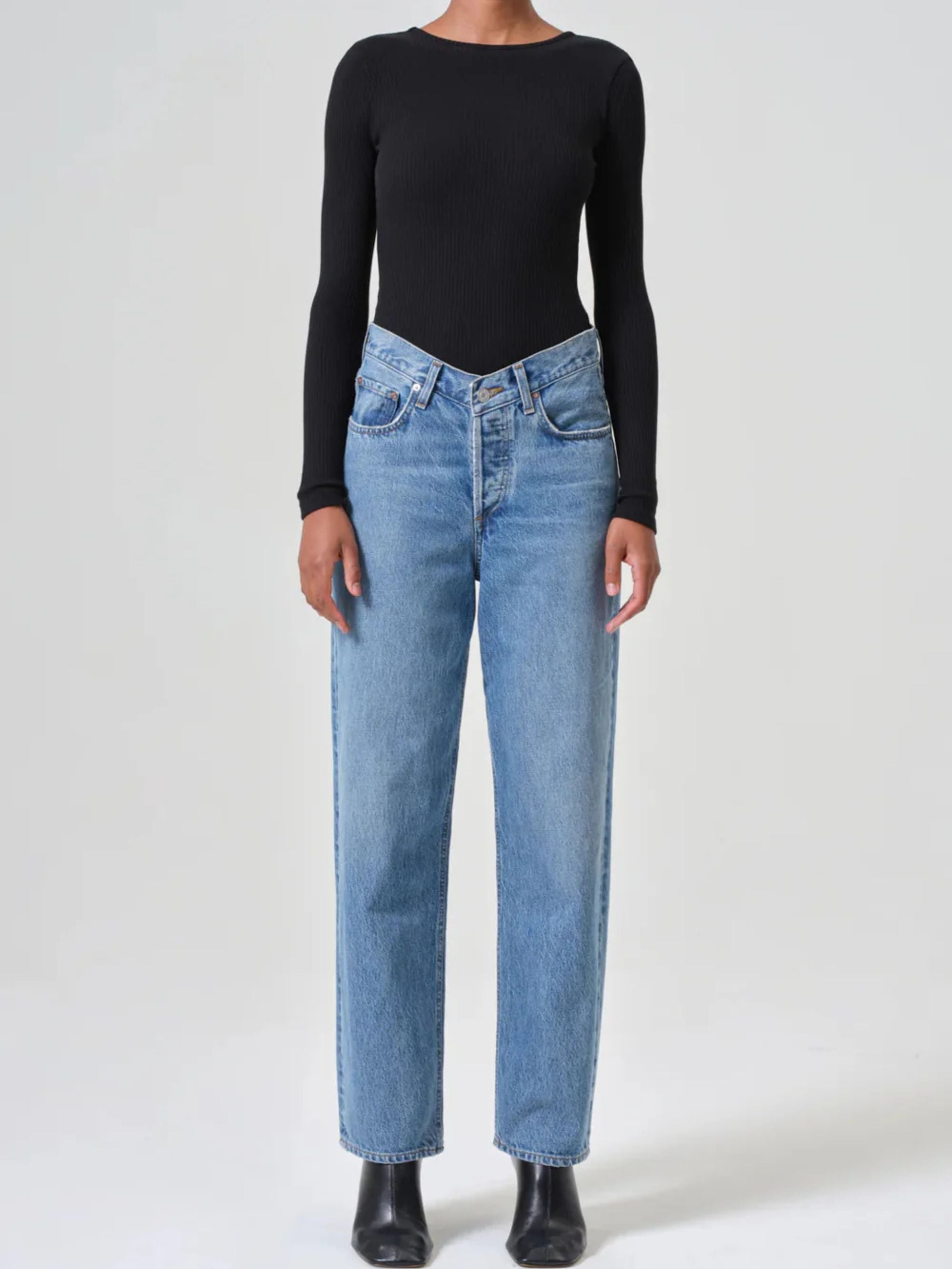 A208-1535f AGOLDE V-Waist Baggy