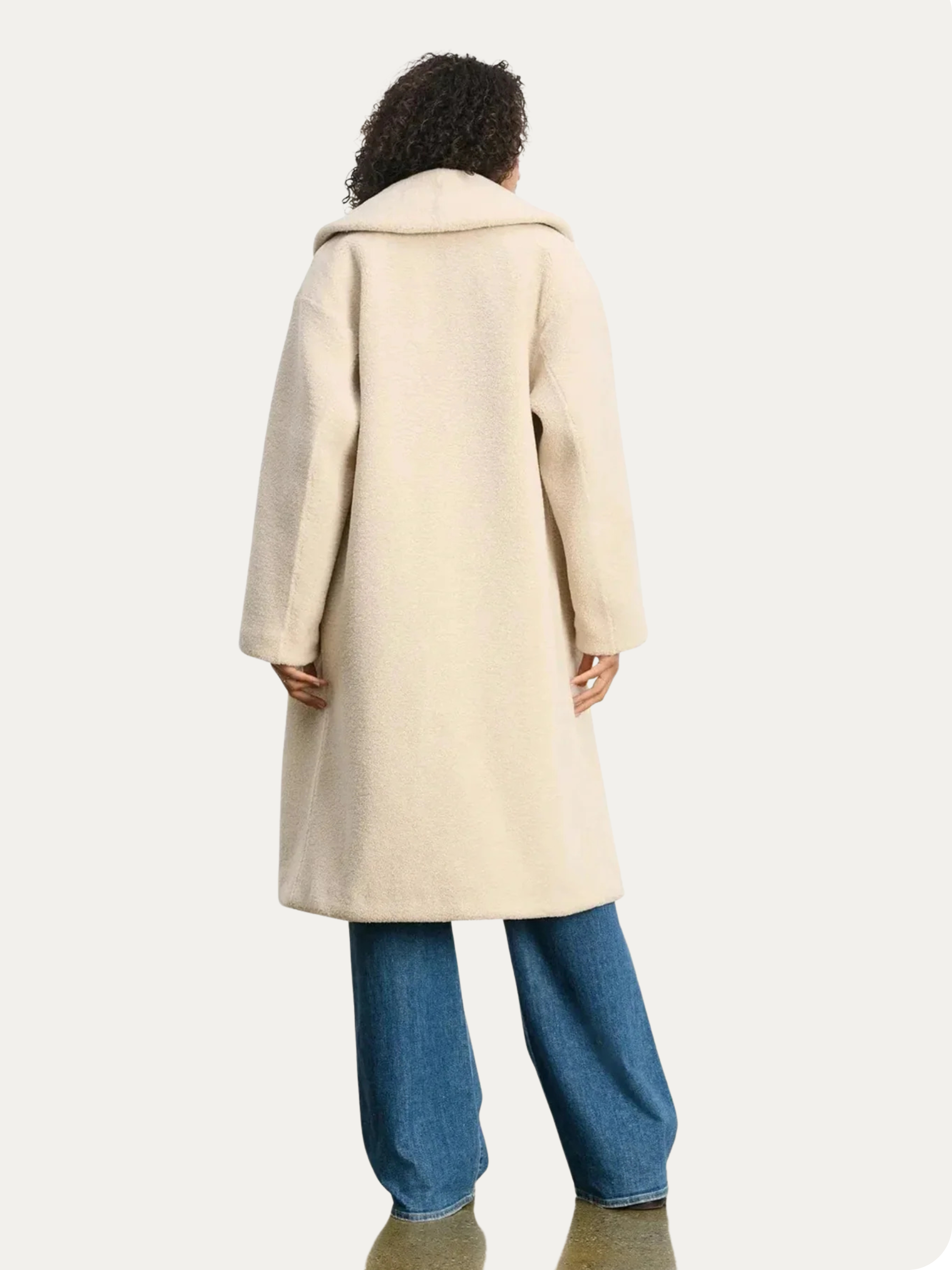 ELEANOR07s velvet Long Sherpa Jacket