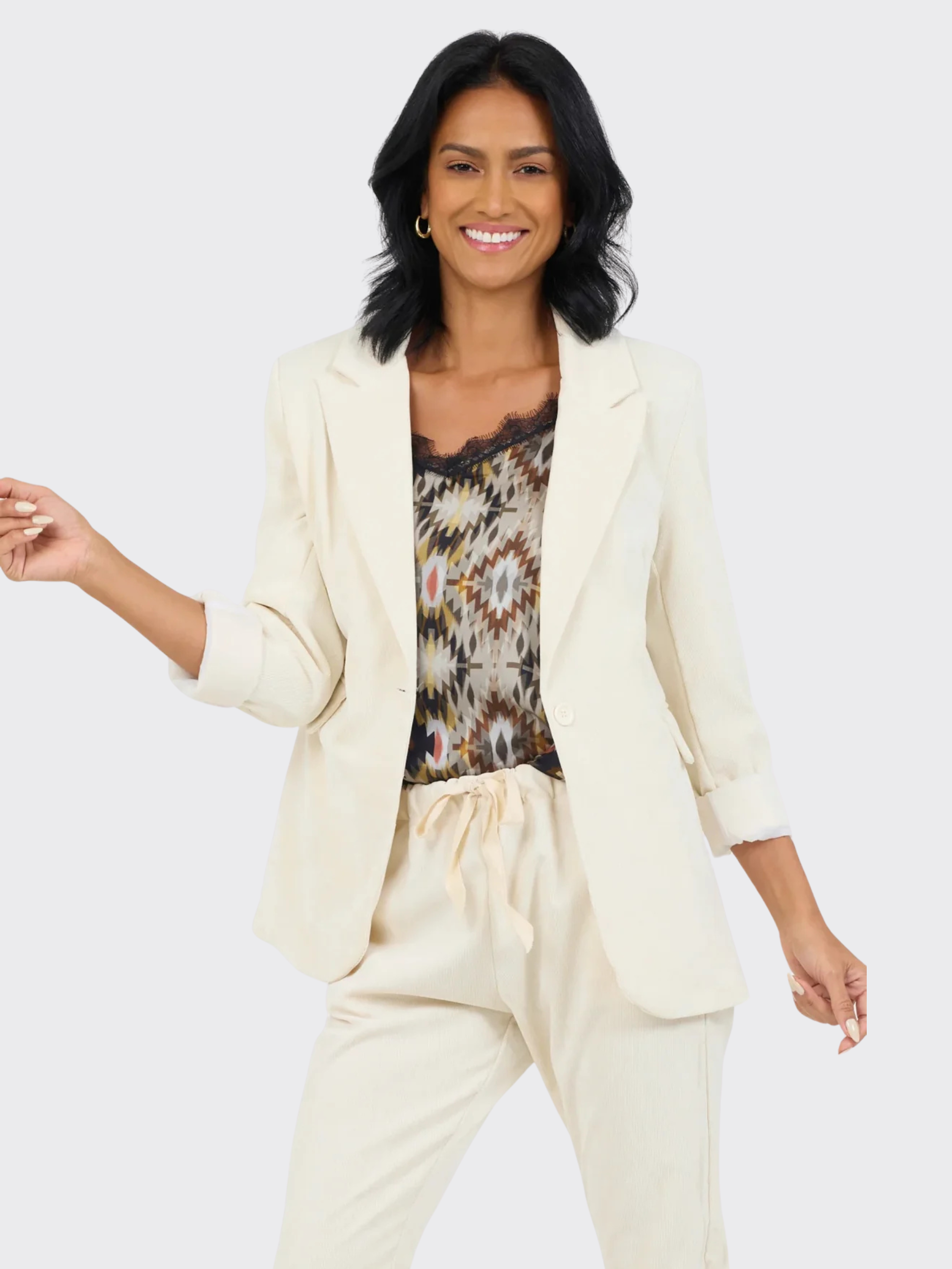 MAXWELLww Suzy D Baby Cord Blazer