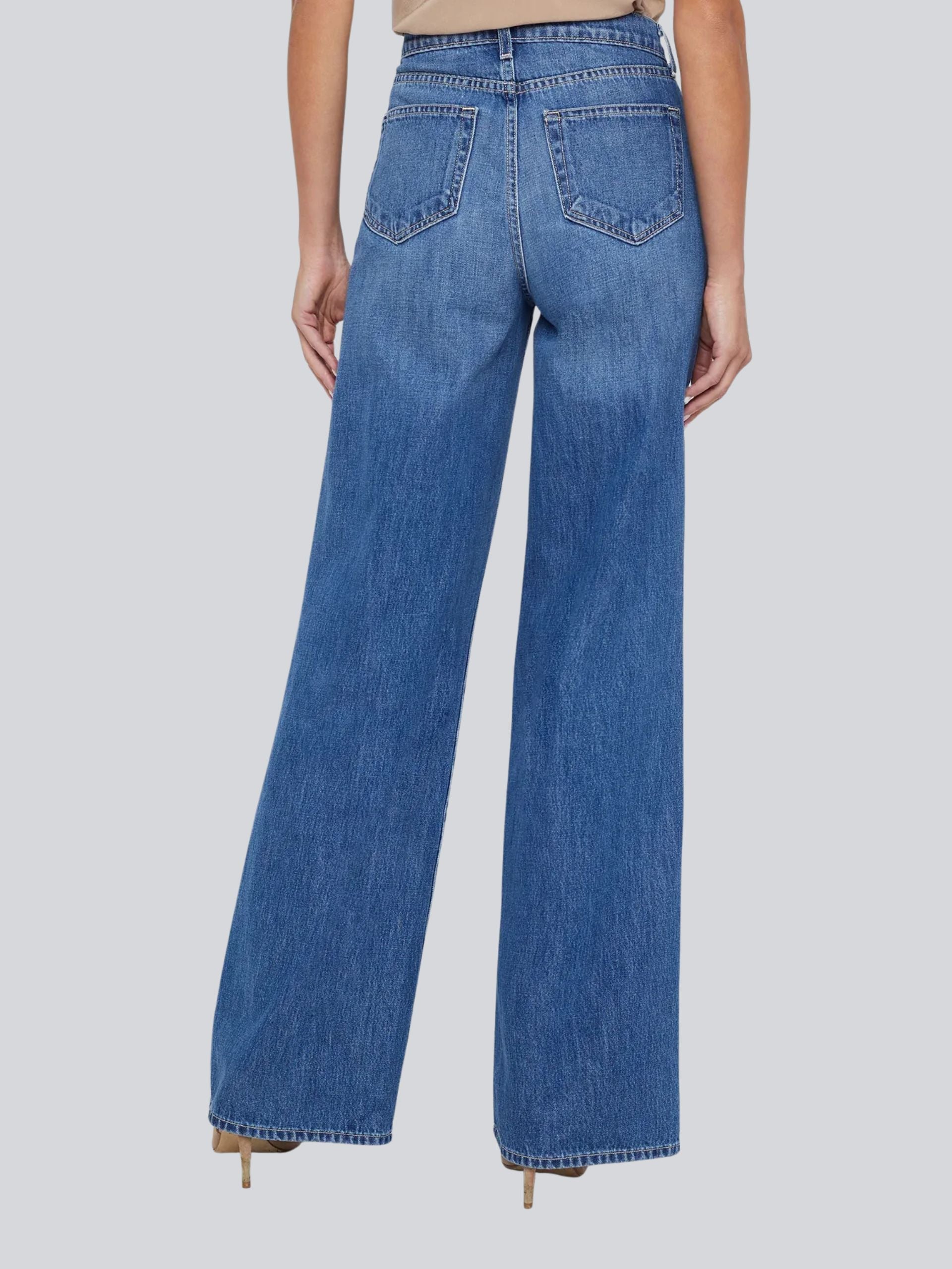 2817YRObren L'AGENCE Alicent HR Sneaker Wide Leg