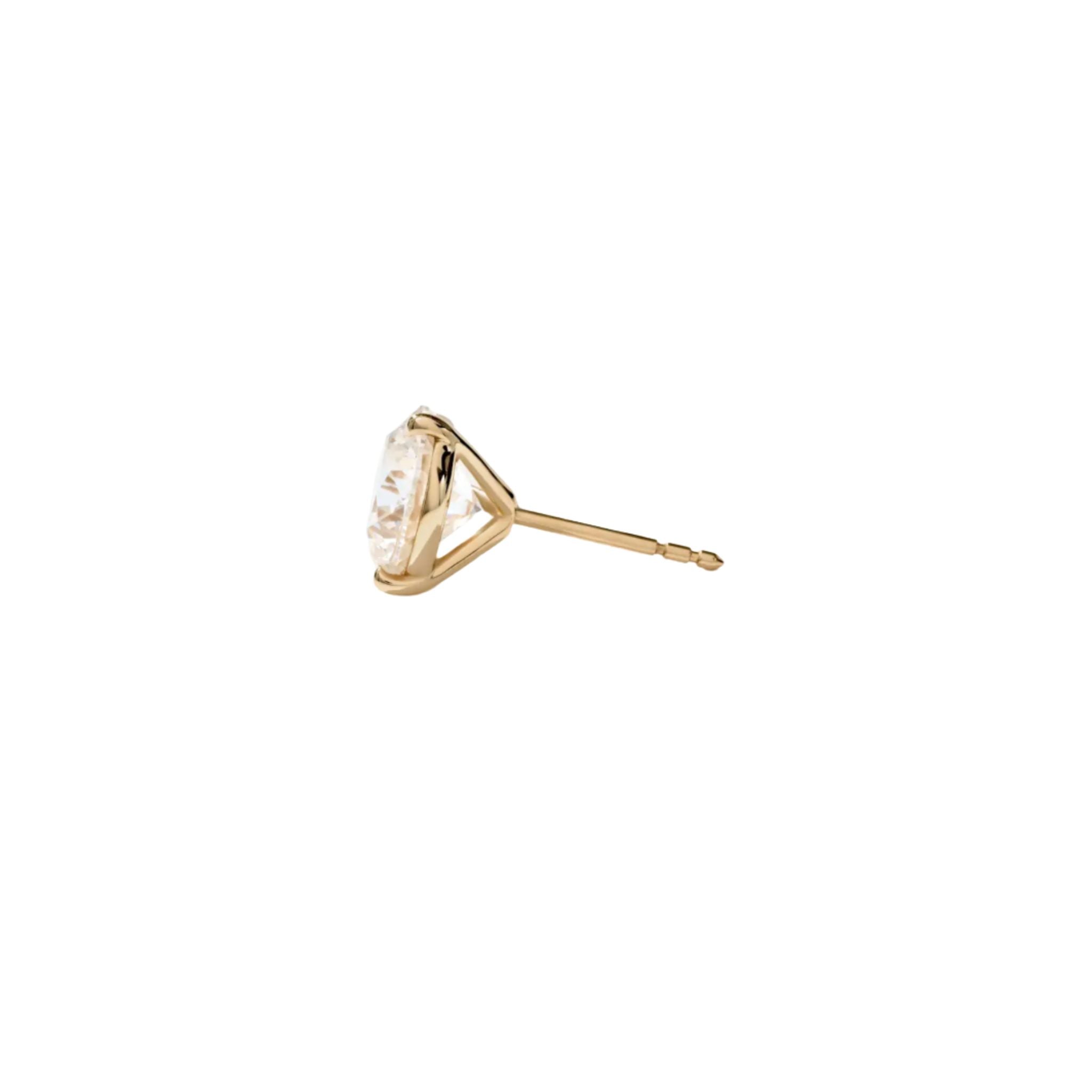 WD1952 14K Gold Lab Grown Diamond Martini Studs