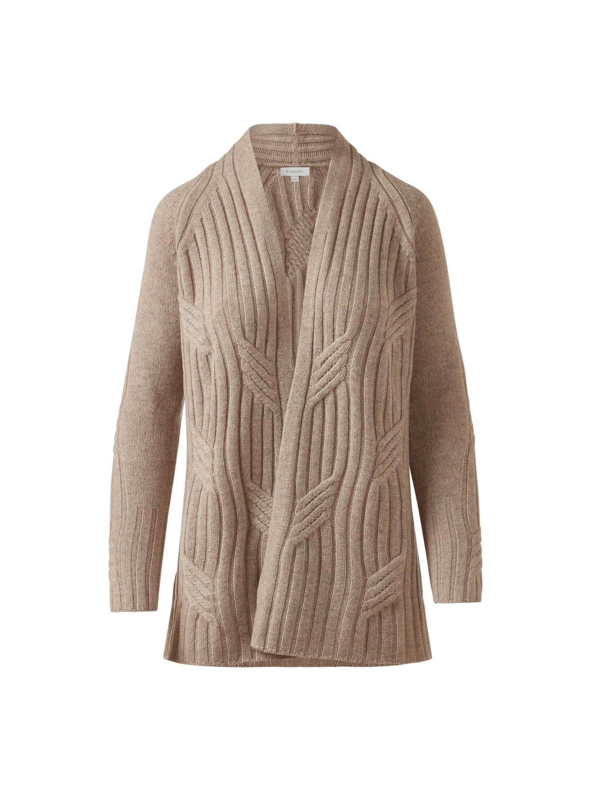 LFSC5-133t KINROSS LUXE CABLE CARDIGAN