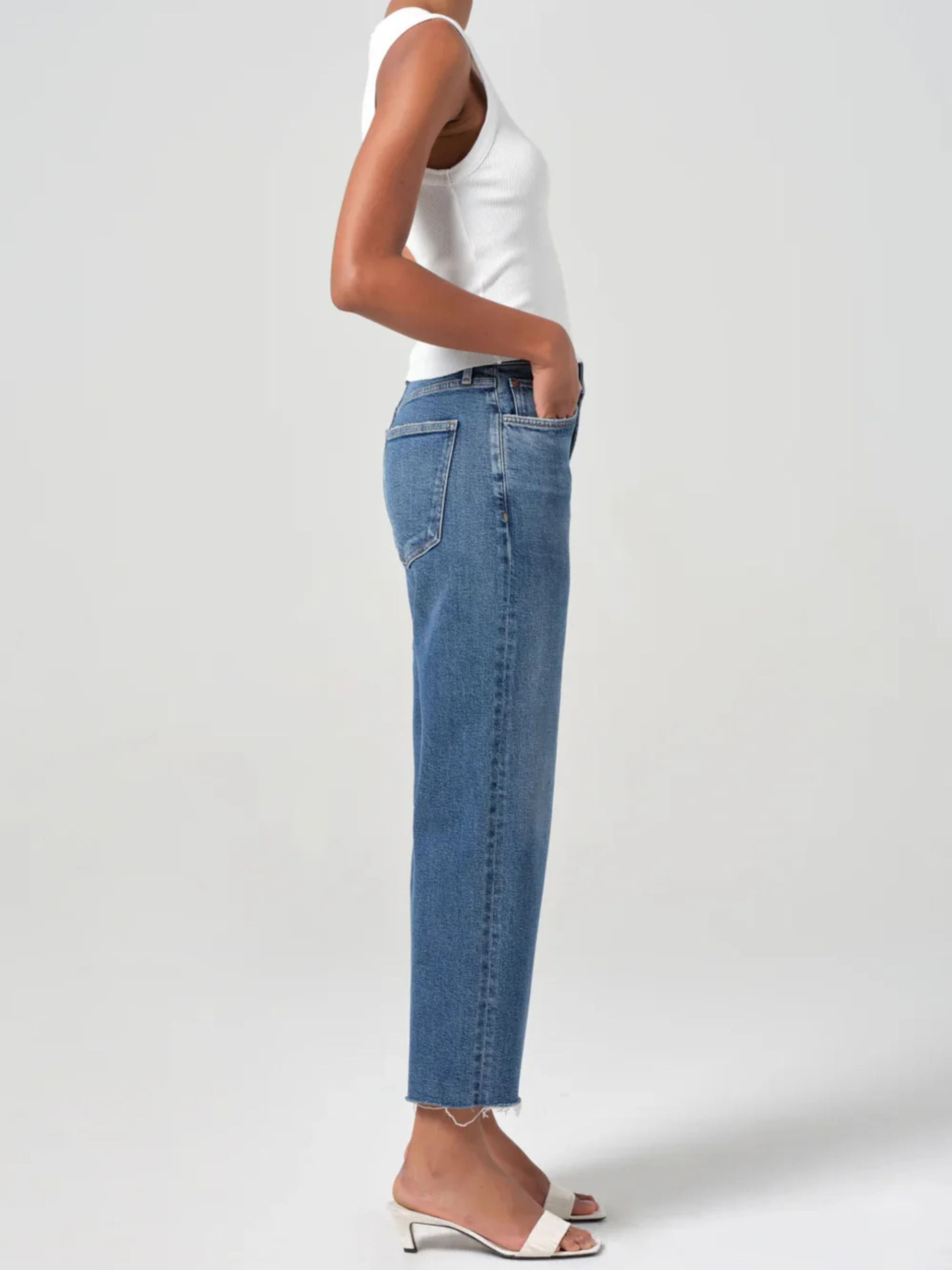 A9190-1256m Agolde Harper Crop Jean