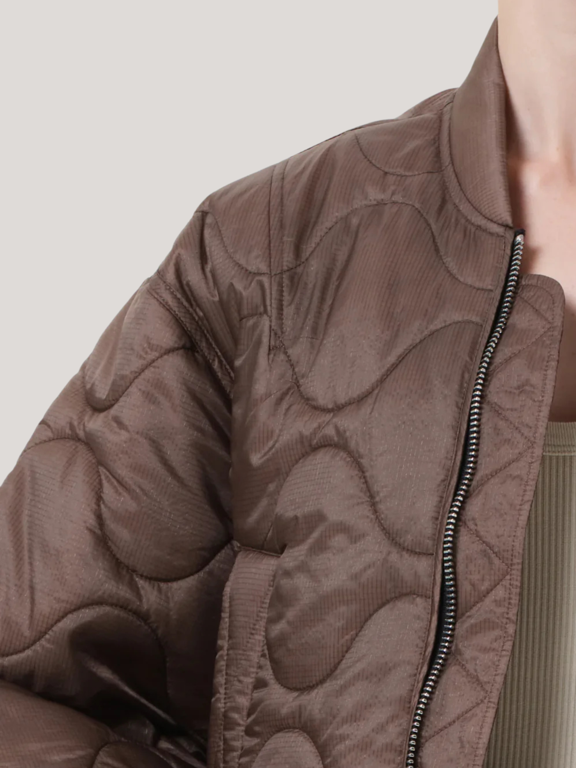 A5031c Agolde Iona Quilted Jacket