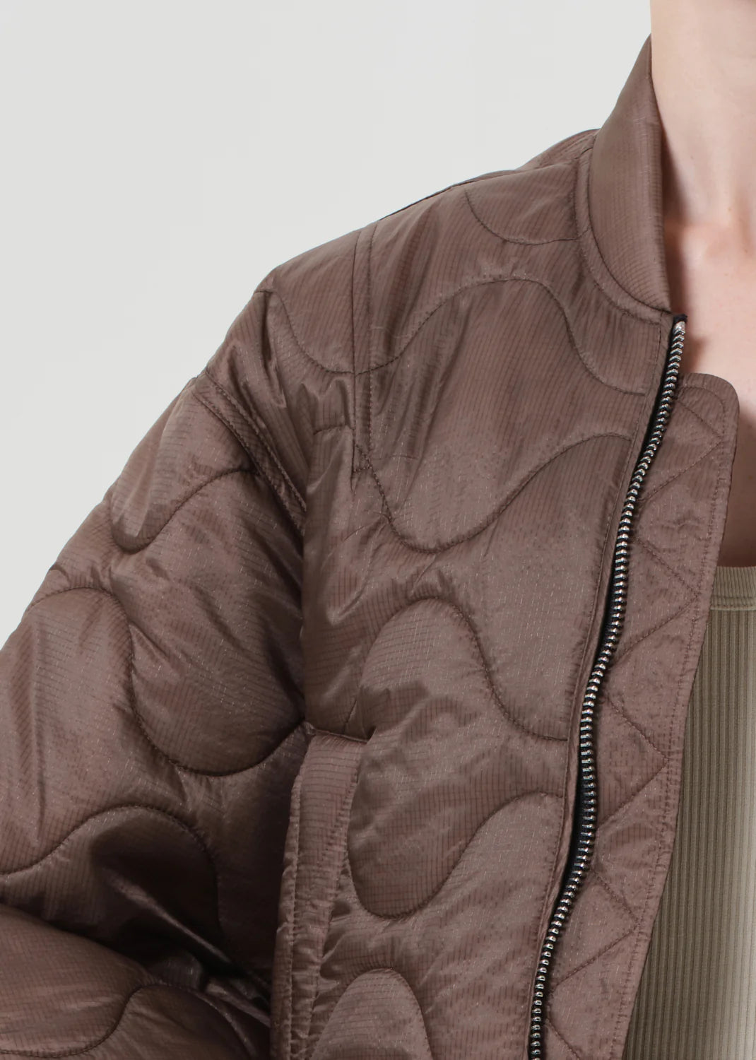 A5031c Agolde Iona Quilted Jacket