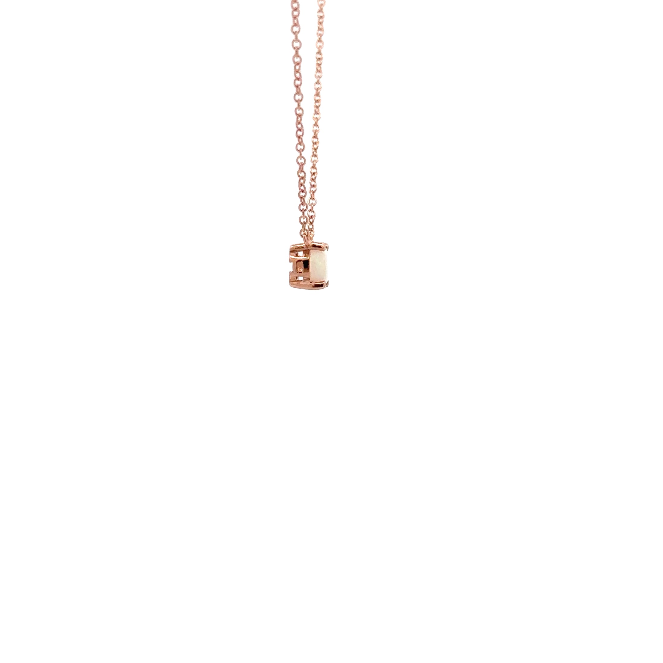 WD1762 14kt Gold Opal Necklace