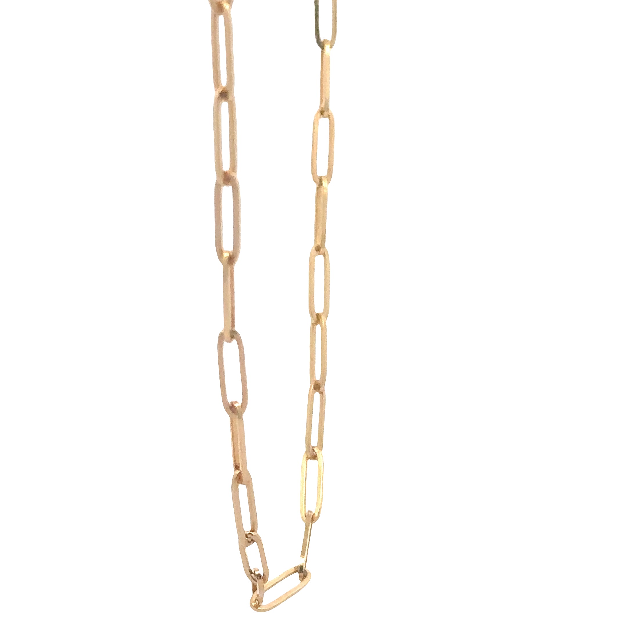 BRF12220 14kt med paperlink necklace