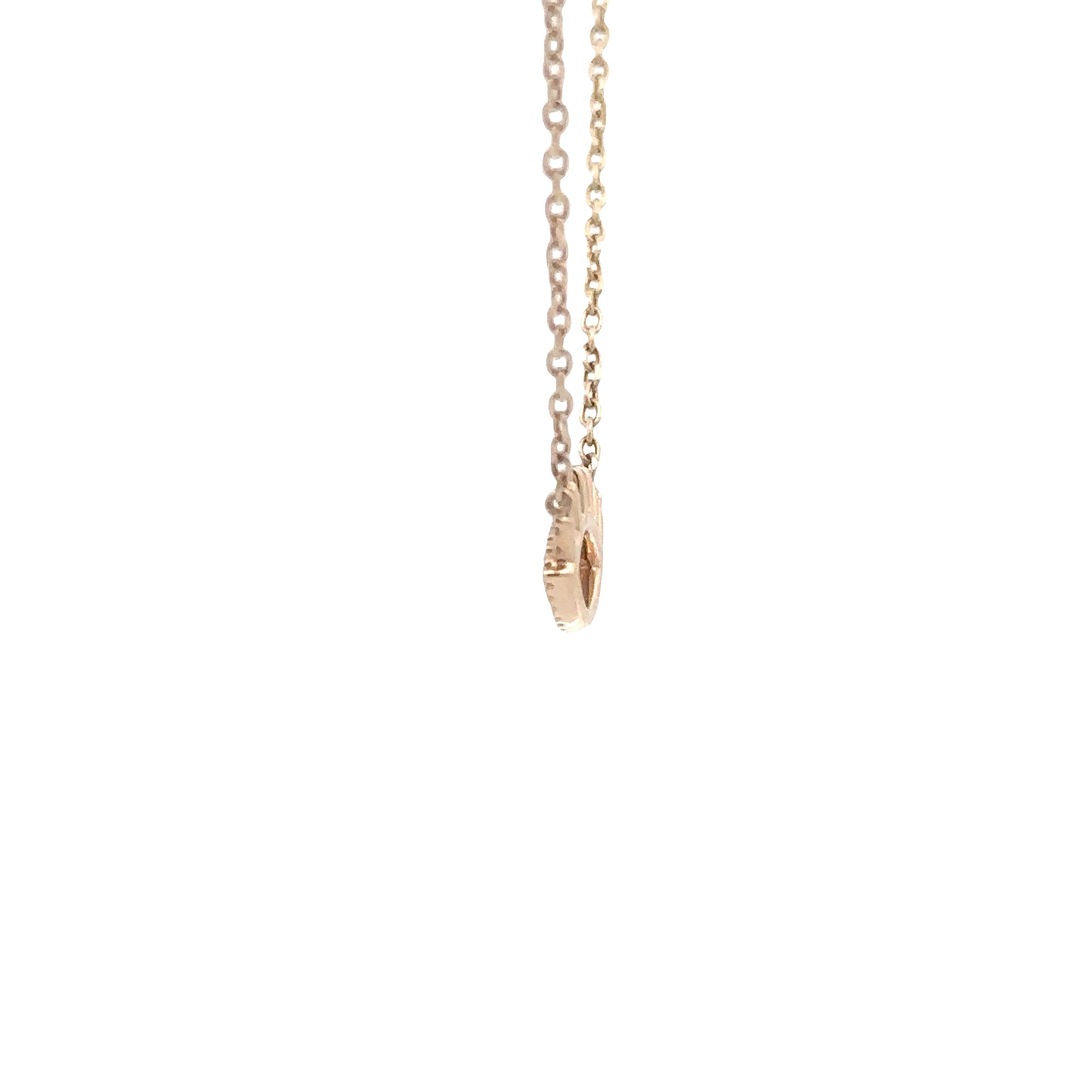 WD1822 14kt Gold Diamond Evil Eye