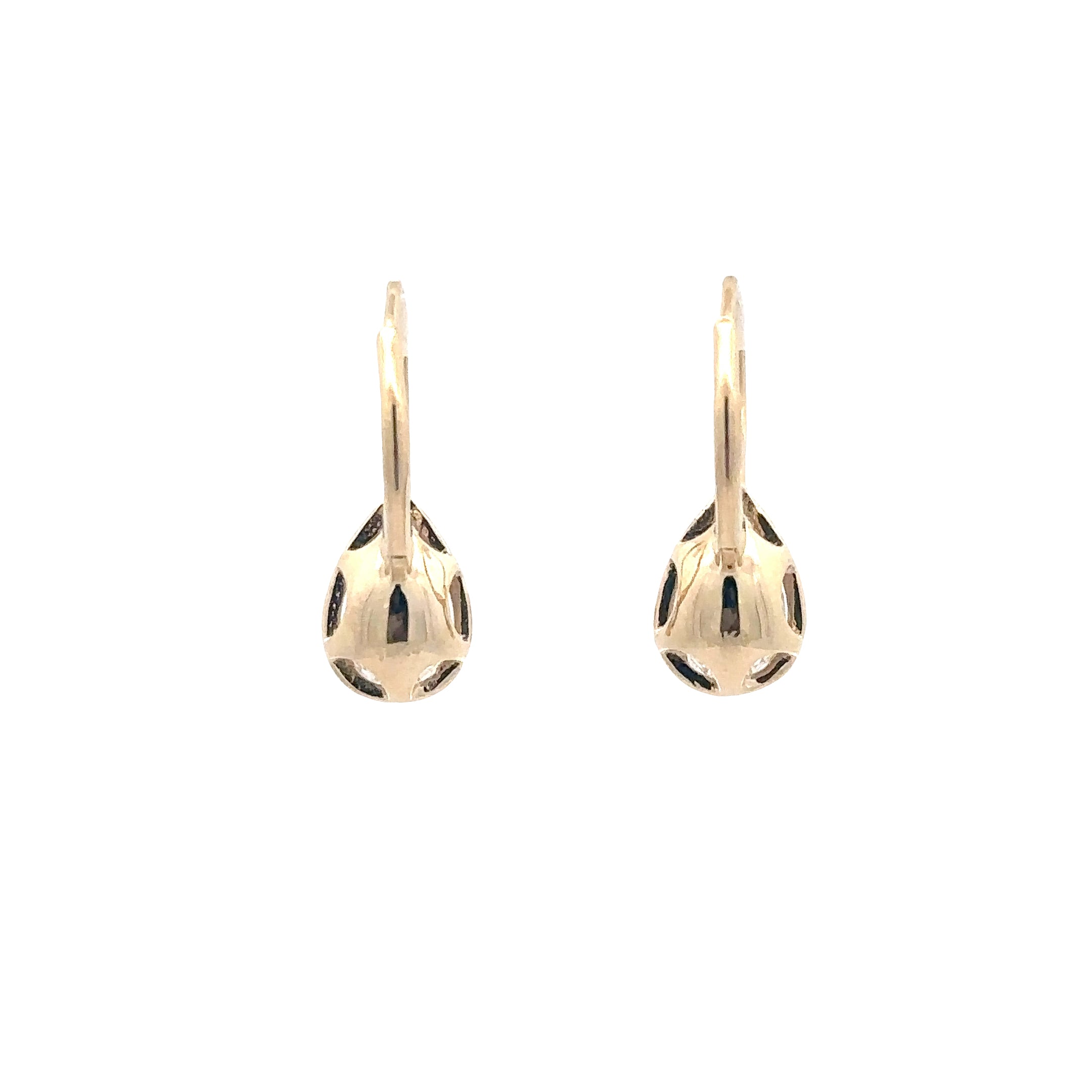 WD1854 Pear Shaped Lab Grown Diamond Earrings
