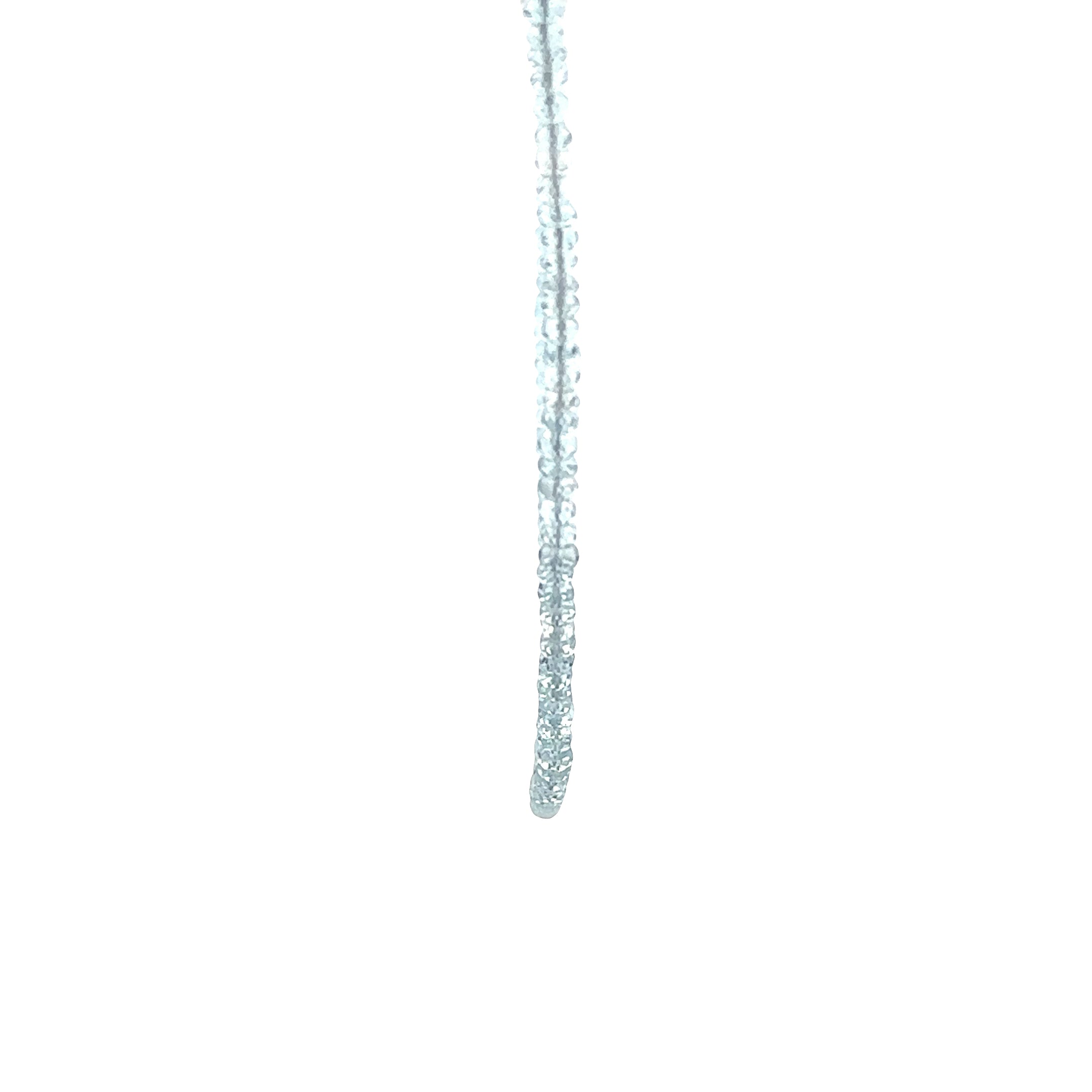 WD1926 Faceted Blue Topaz Necklace — 14K Yellow Gold
