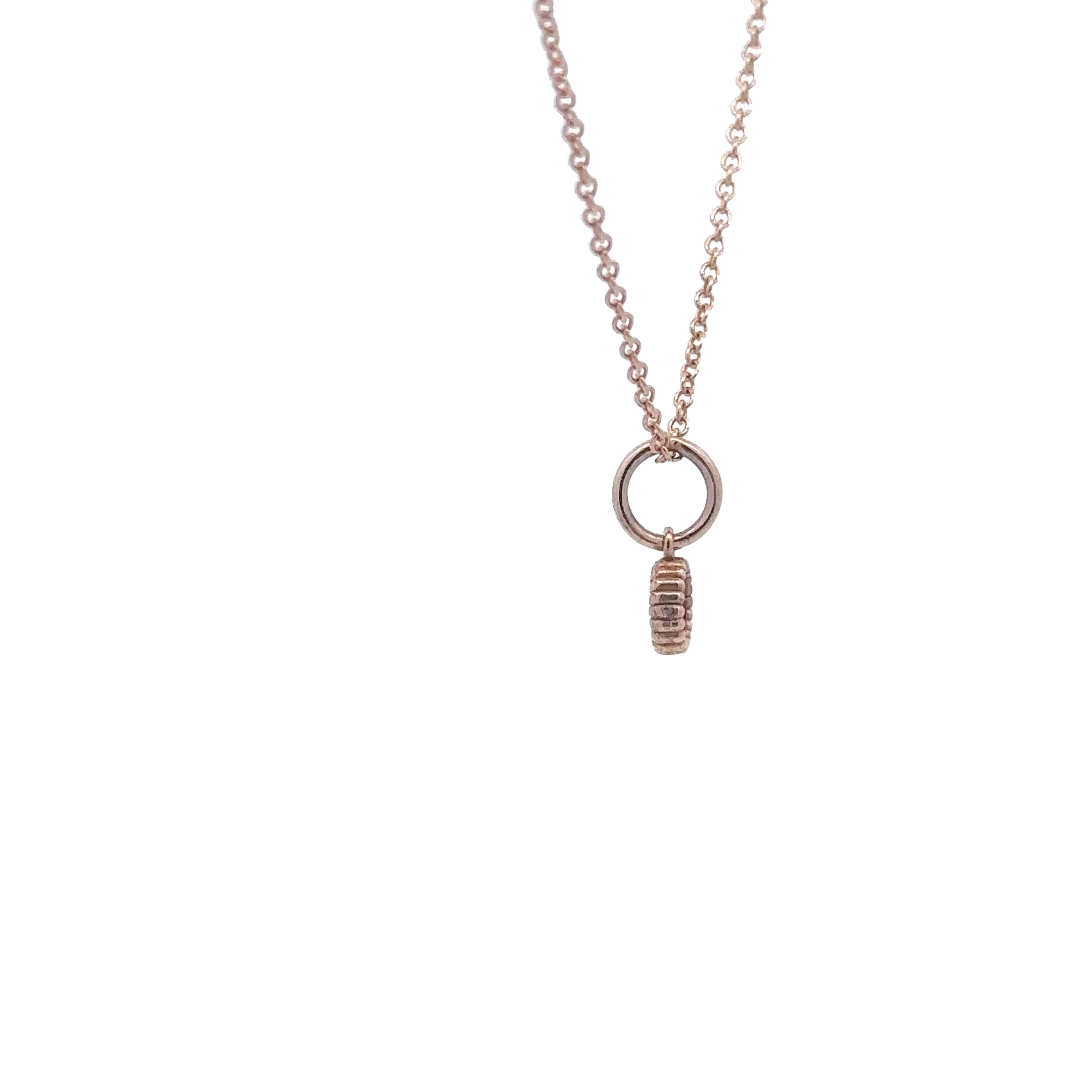 Wd136 Ruby July Birthday - 14kt Ruby pebble Charm