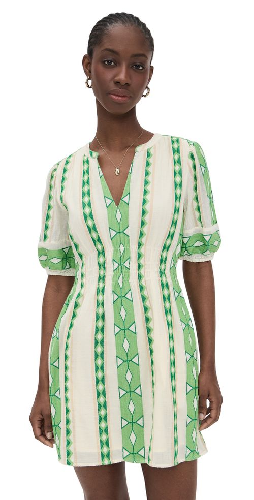 LUCY07l Velvet Split Neck Dress