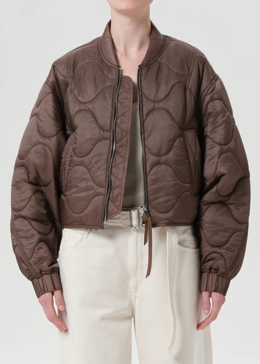 A5031c Agolde Iona Quilted Jacket