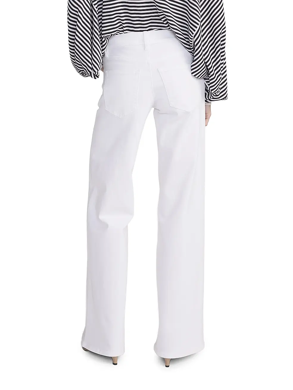 LSP238wht FRAME Le Slim Palazzo