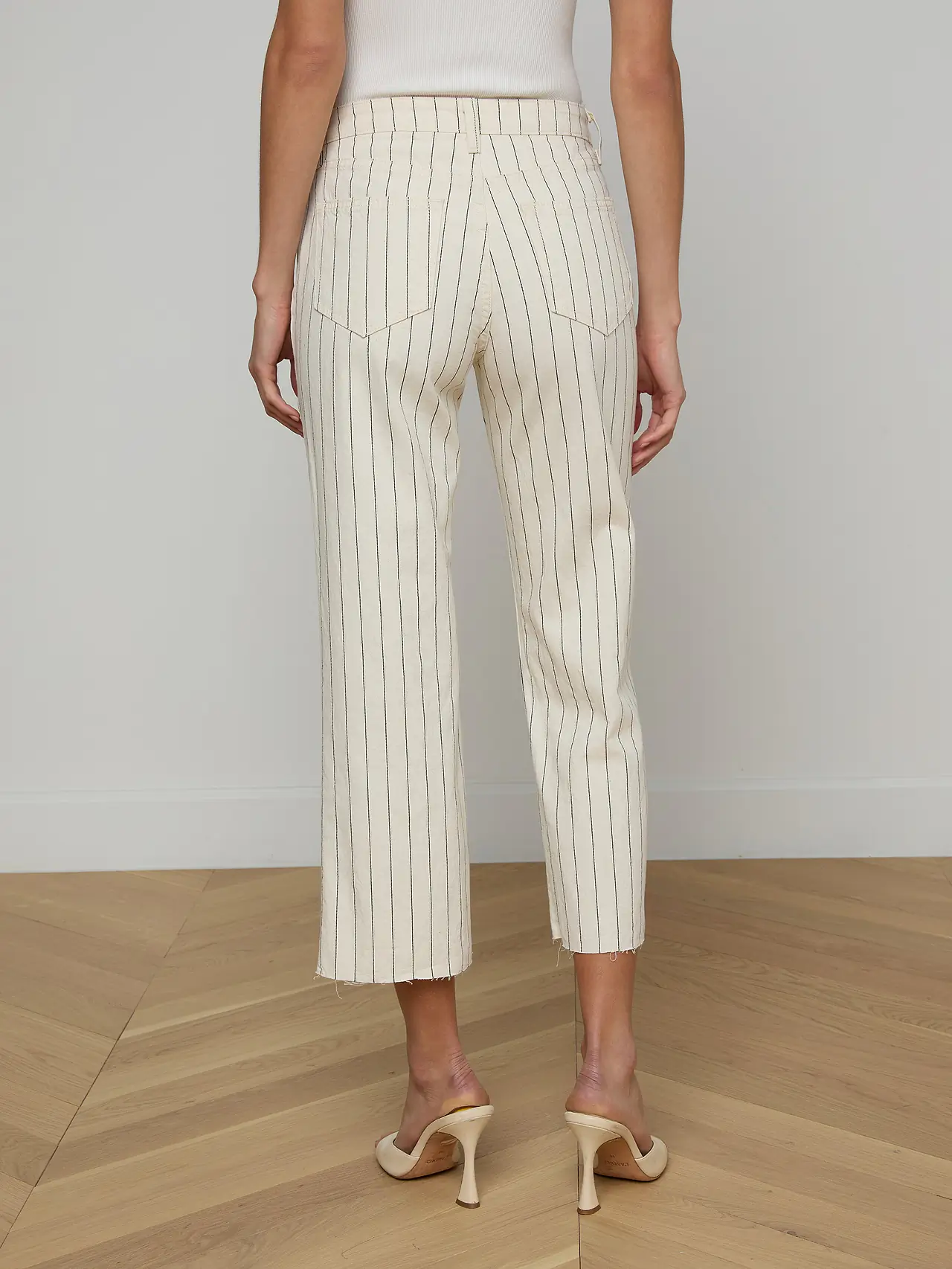 2721BSIRens L'AGENCE WANDA HR CROP WIDE LEG