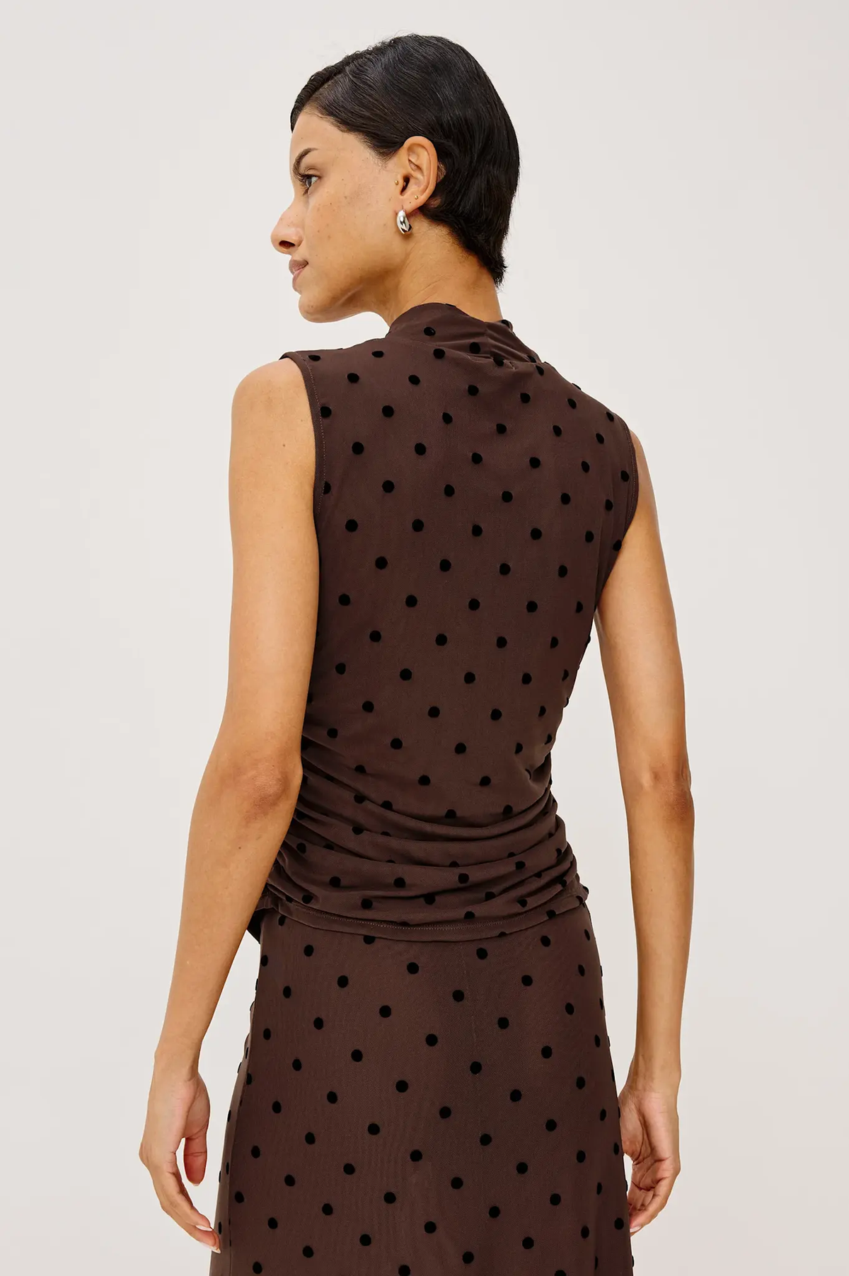 500A-2833-12075 Rails The Lauris Polka DotTop