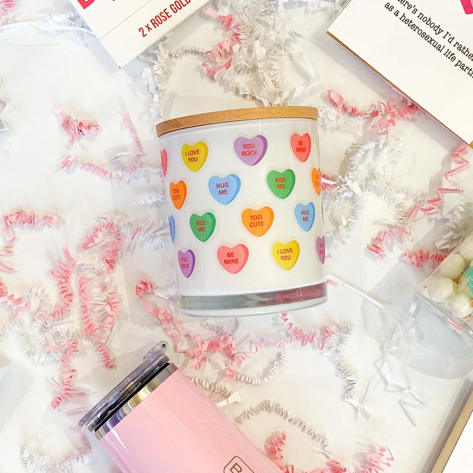 57VSch Unplug Soy Candles Candy Hearts