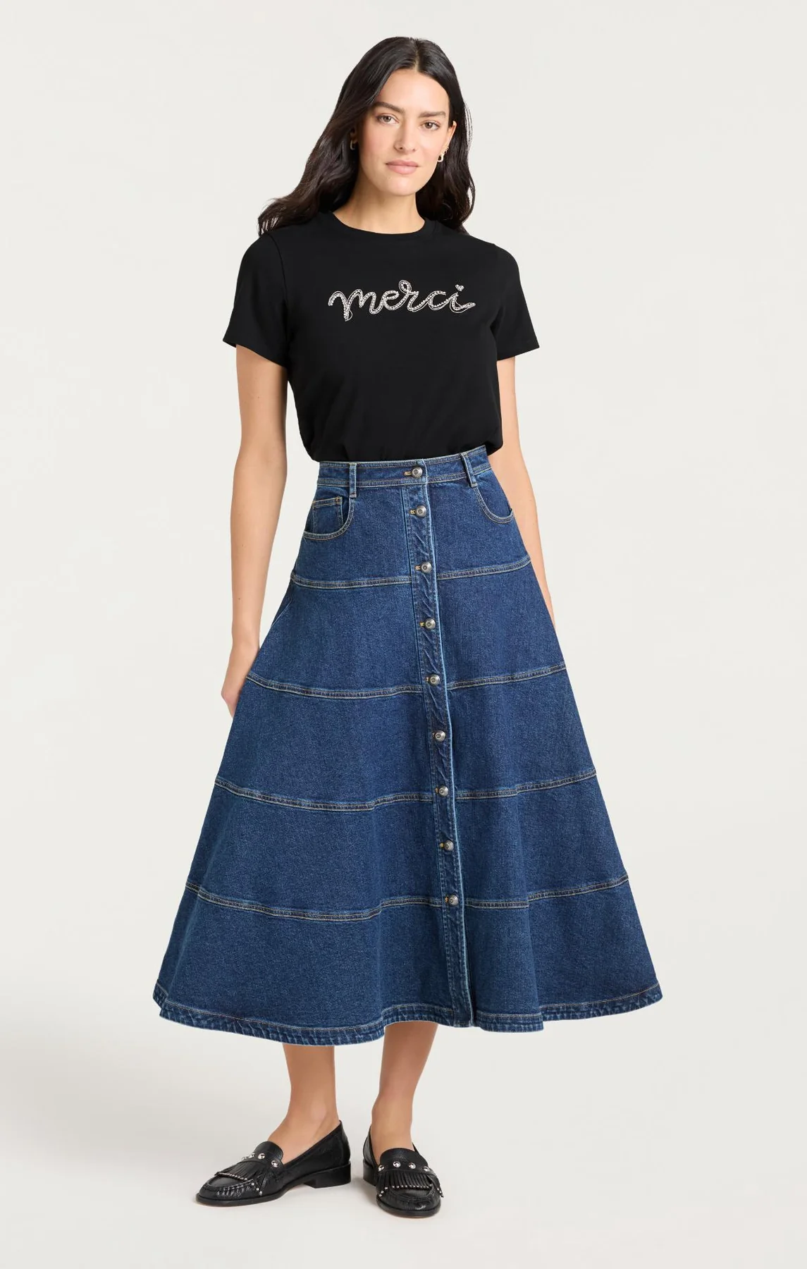 ZT111398918Zbsv Cinq a Sept Merci Chain Tee