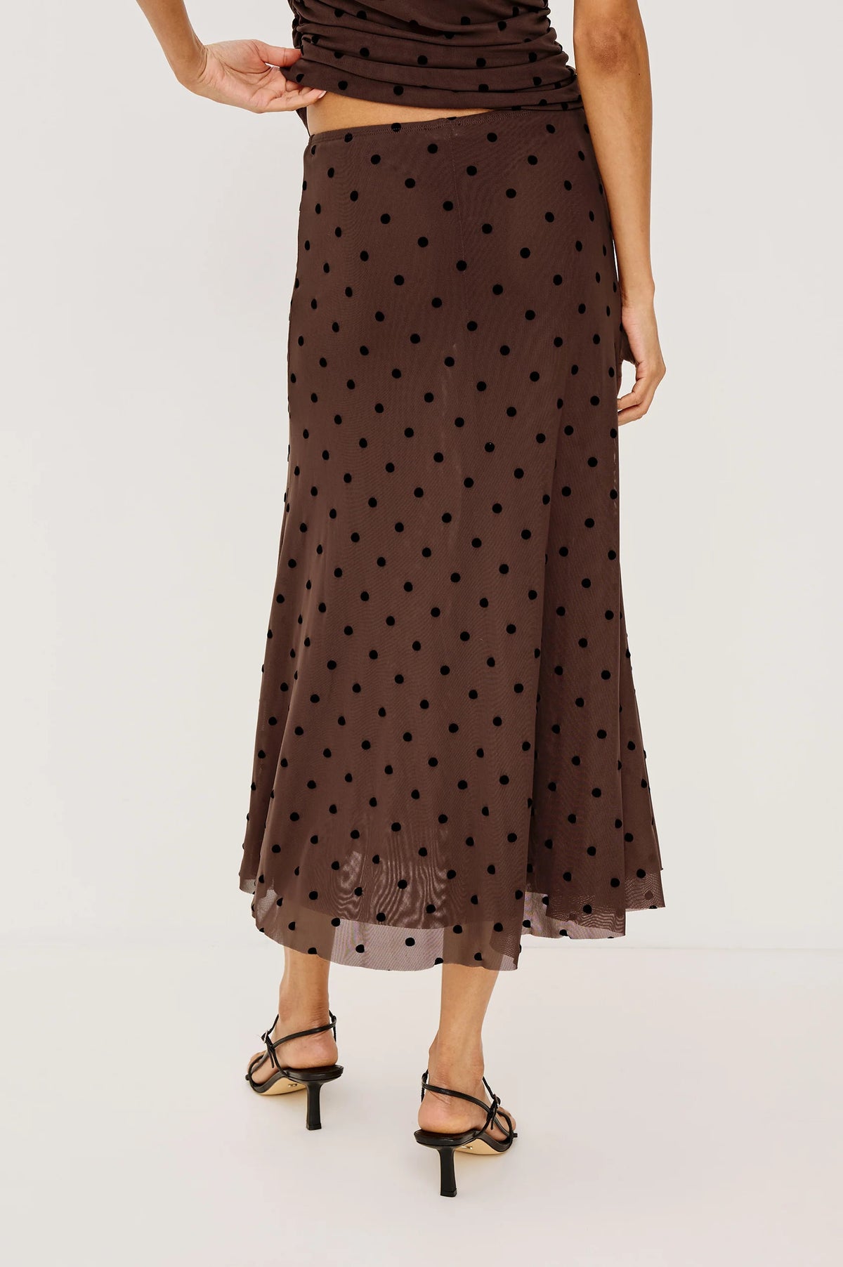 500A-283D-12075 Rails The Jordan Polka Dot Skirt