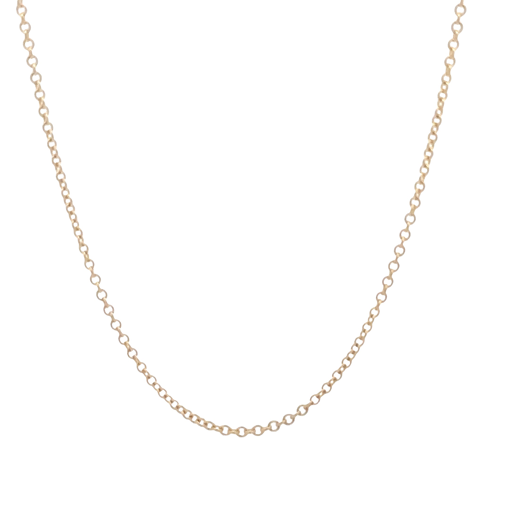 WD1867 14kt Gold Rolo Link Chain