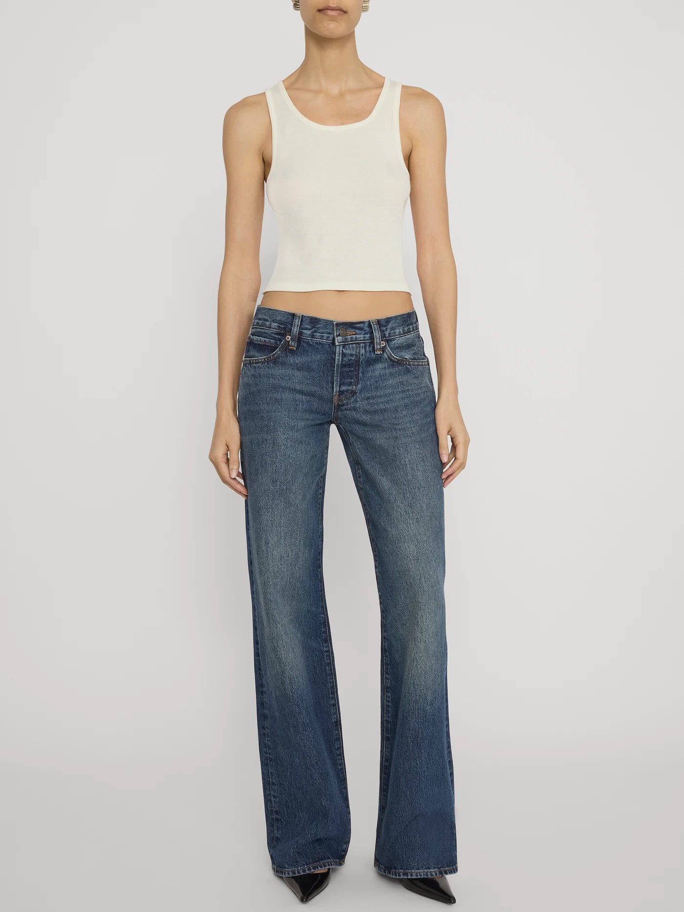 2055210t FRAME The Gray Denim pant