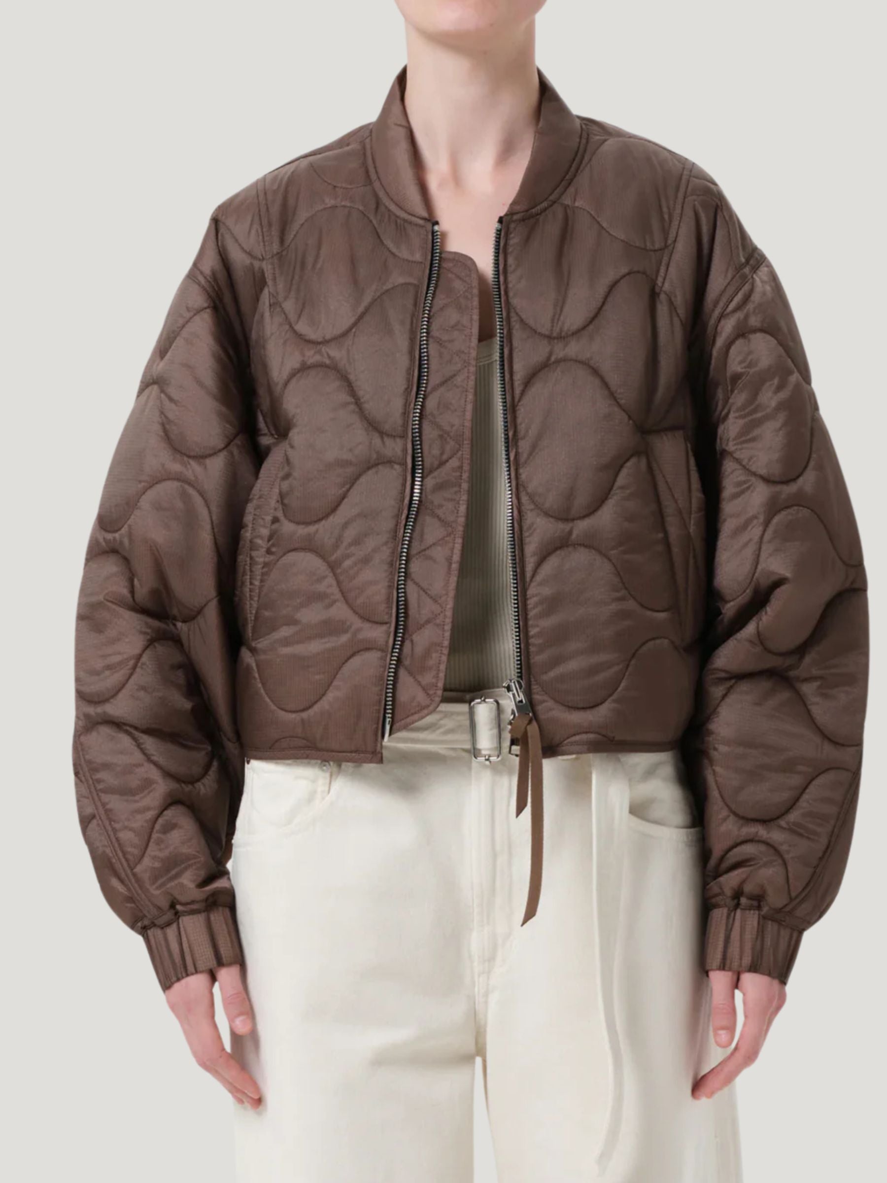 A5031c Agolde Iona Quilted Jacket