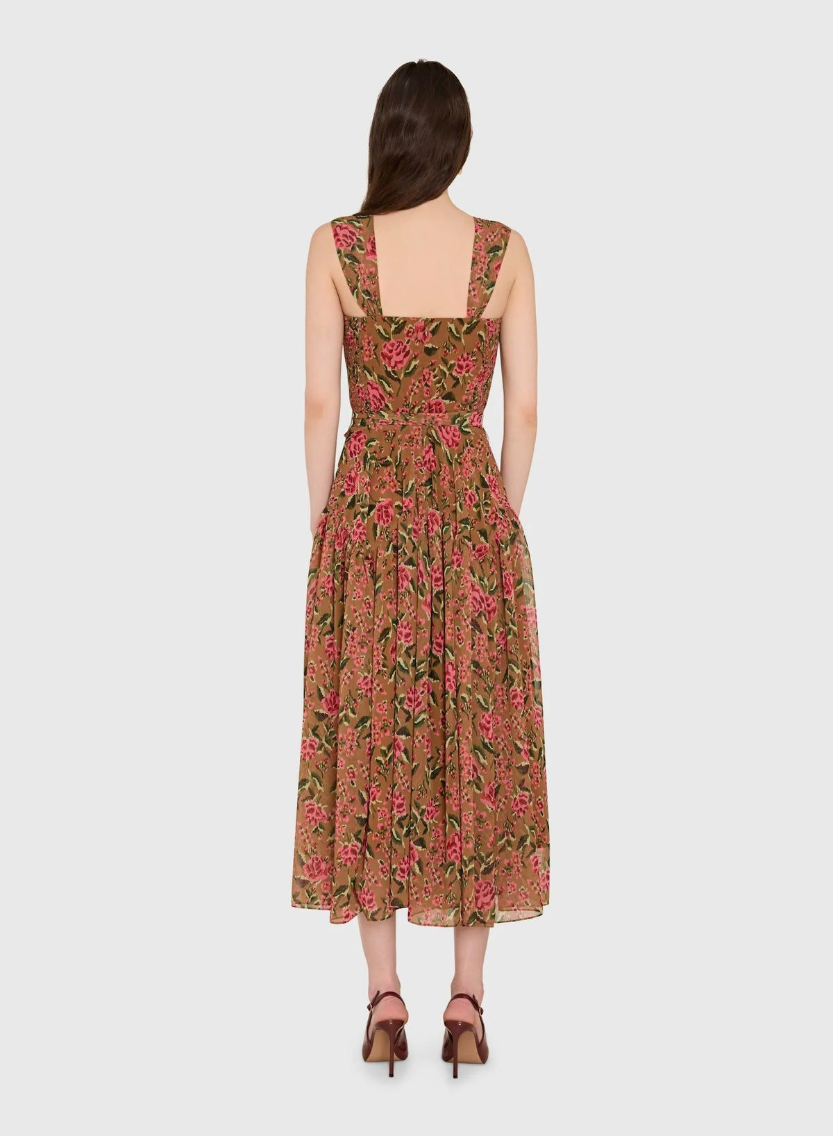 GE-23243ere Amanda Uprichard Thw Silke Midi Dress