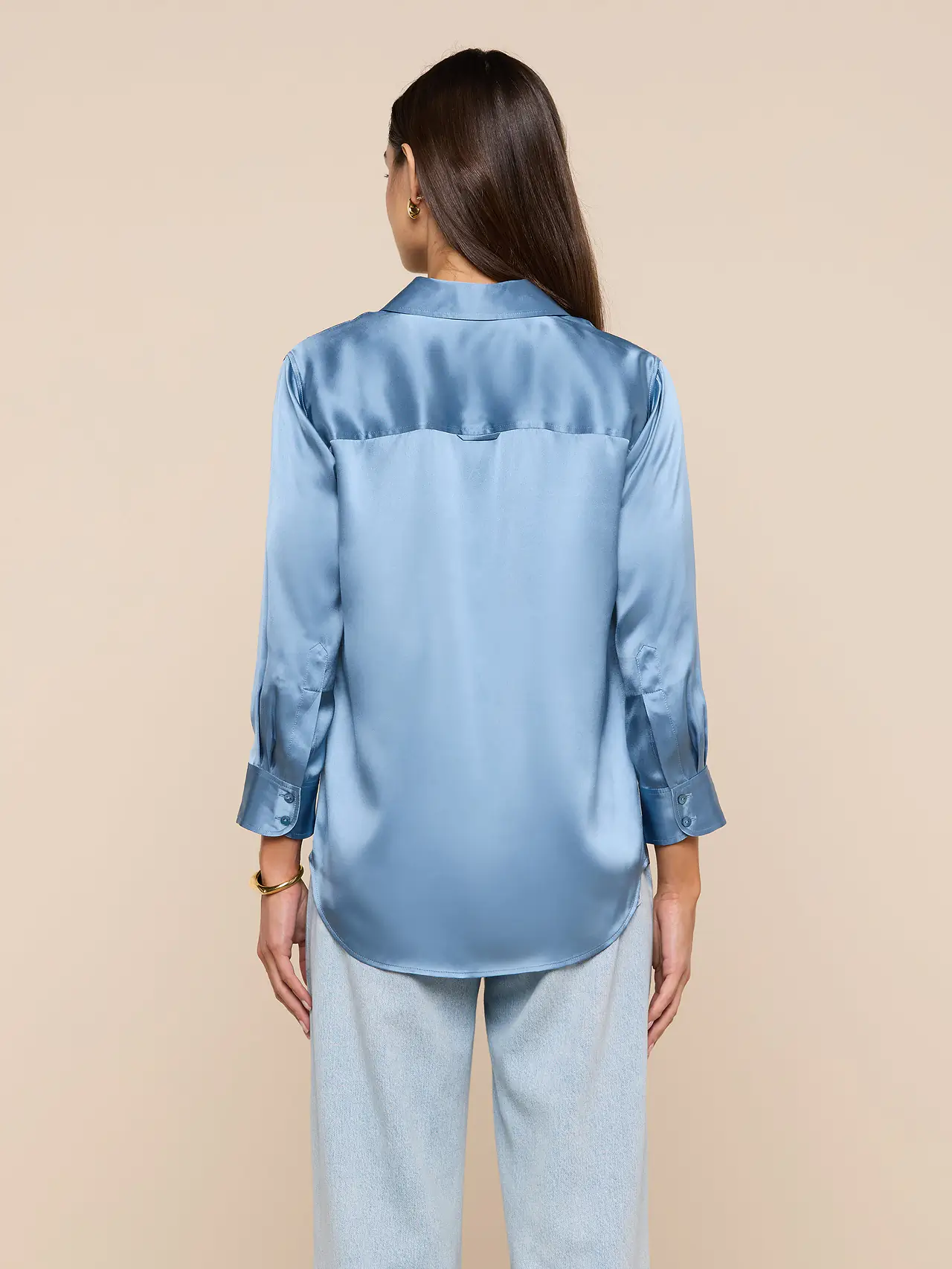 40126cLWbm L'AGENCE The Dani Blouse