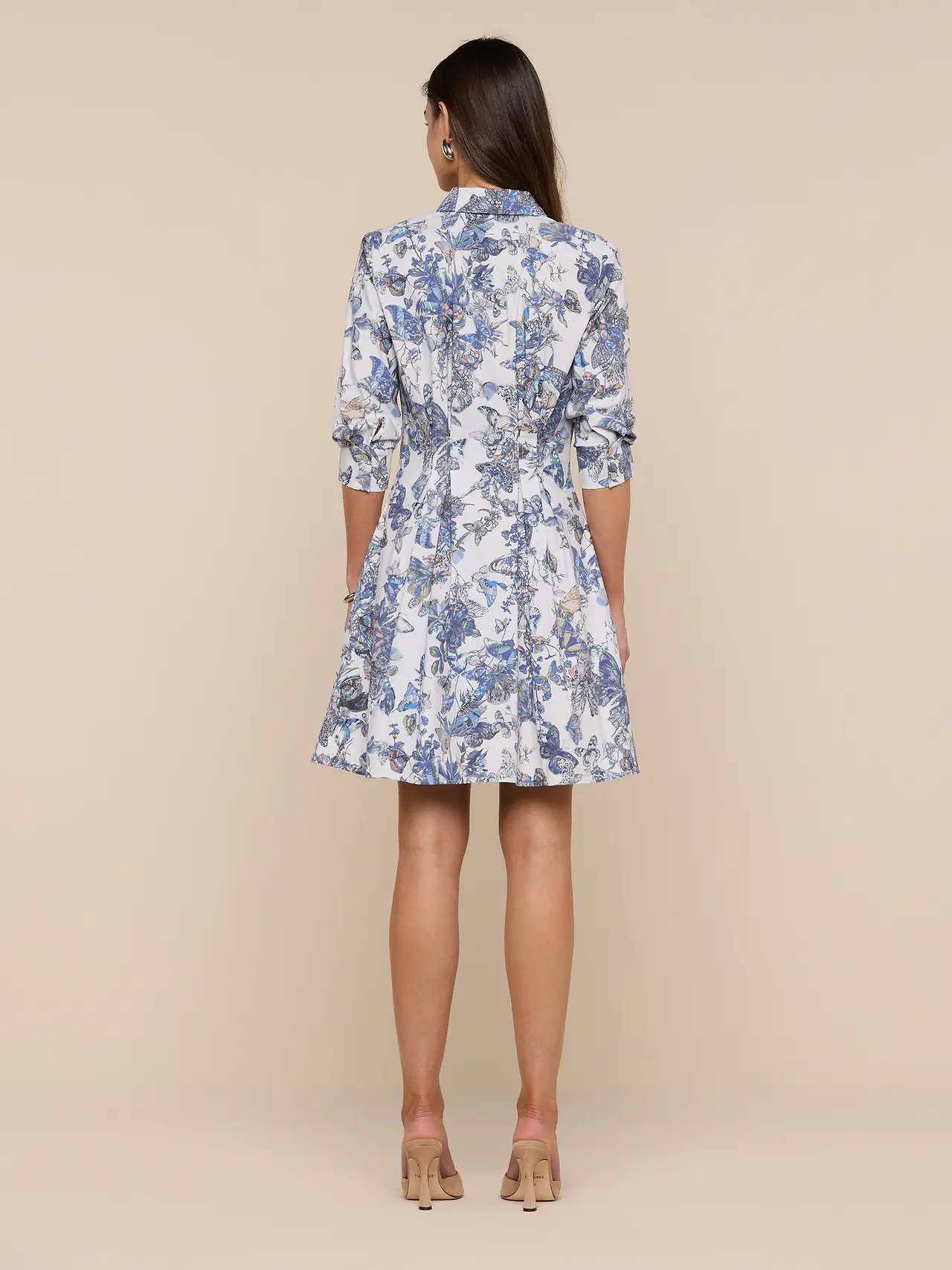 61808Gob L'AGENCE Jouni Pinktuck Short Dress