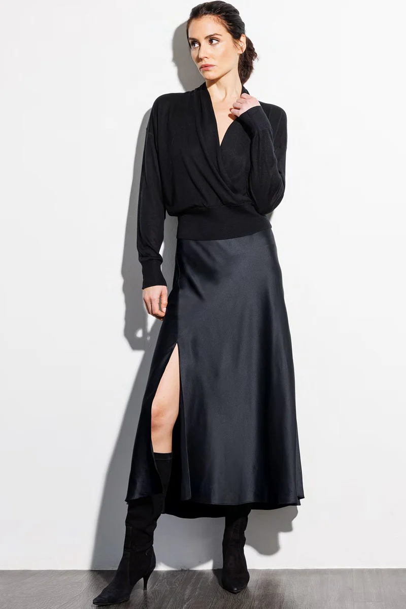 K335wsbl Go Silk Go Surplus Sweater