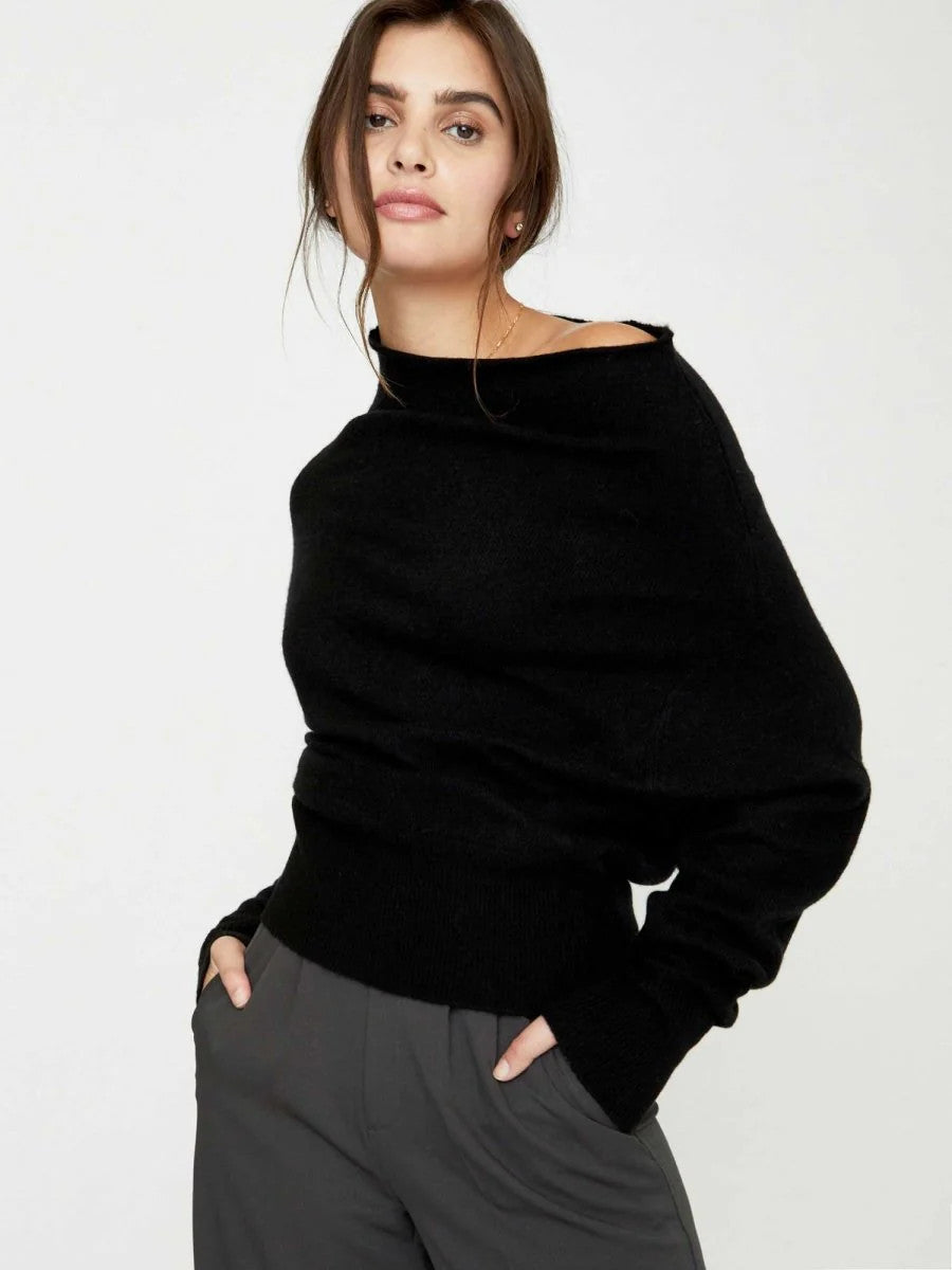 LUX3016bo Brochu Walker Lori Cashmere Off Shoulder