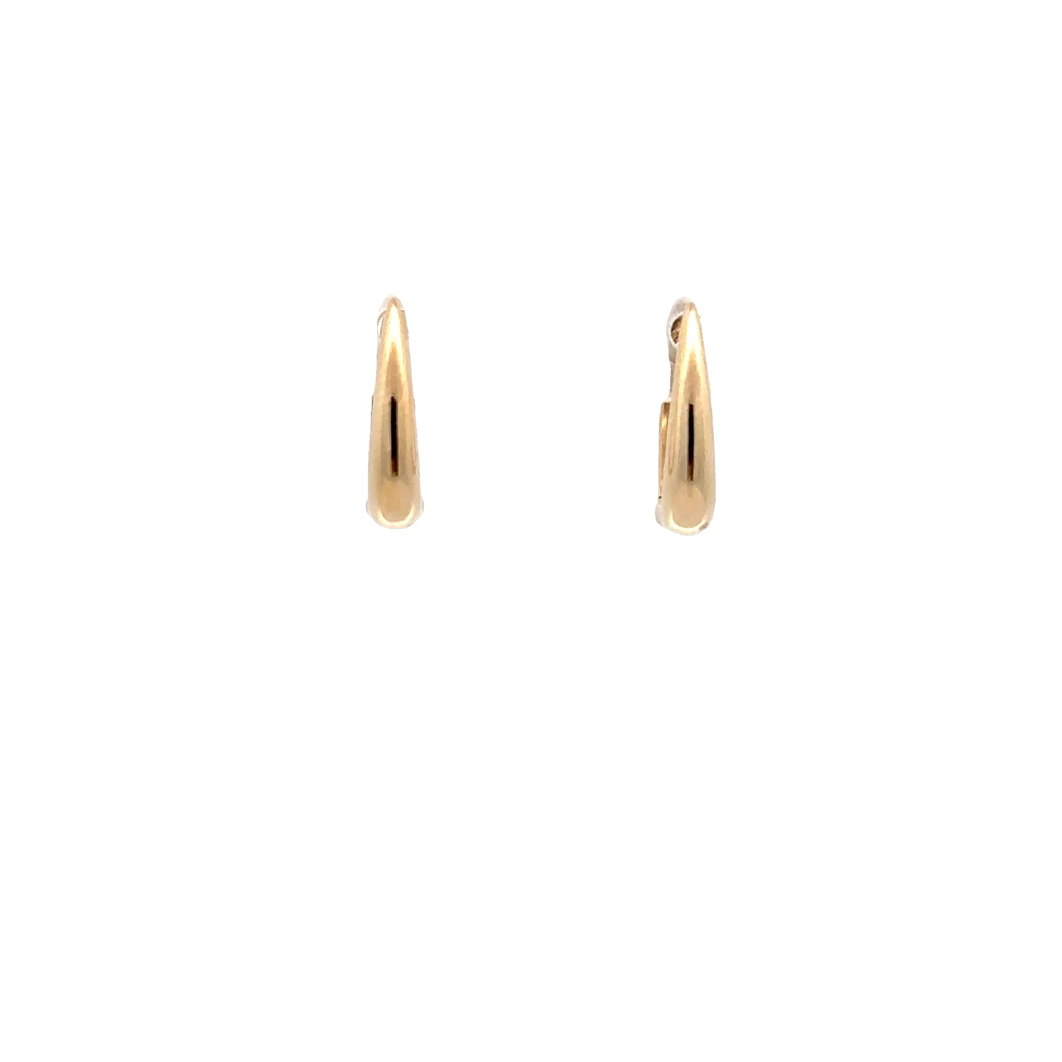 WD1794 Sleek 14kt Gold Earrings