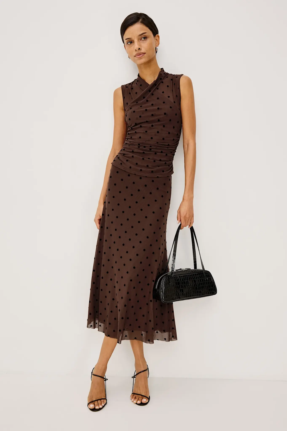 500A-283D-12075 Rails The Jordan Polka Dot Skirt