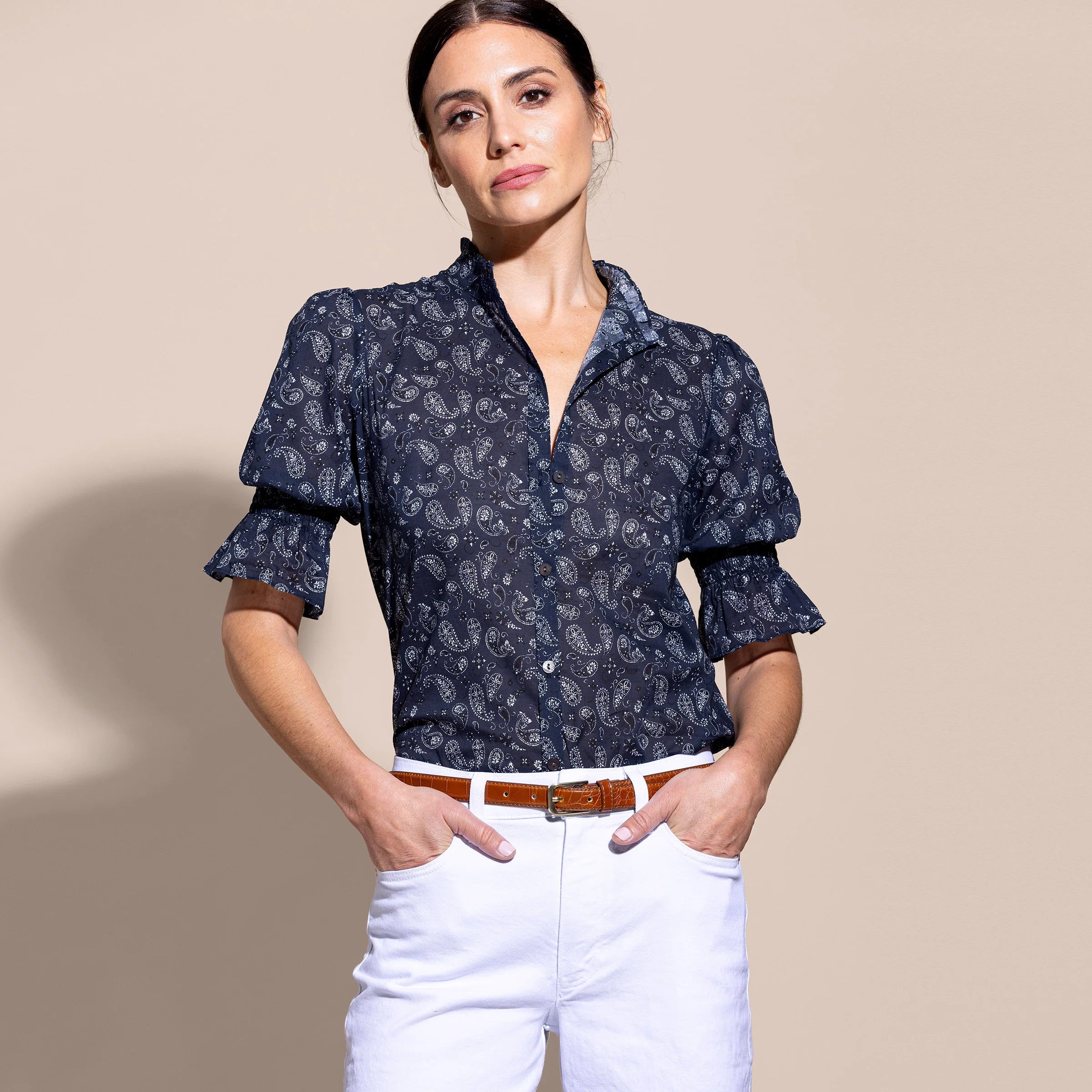 T1837Ba GoSILK The Go Hannah Shirt
