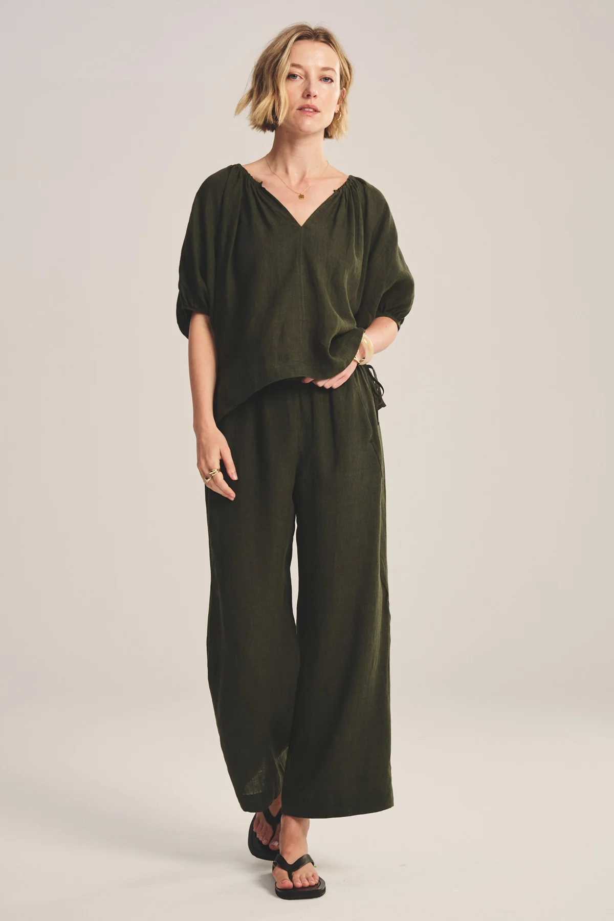 LOLA03t Velvet Lola Linen Pant