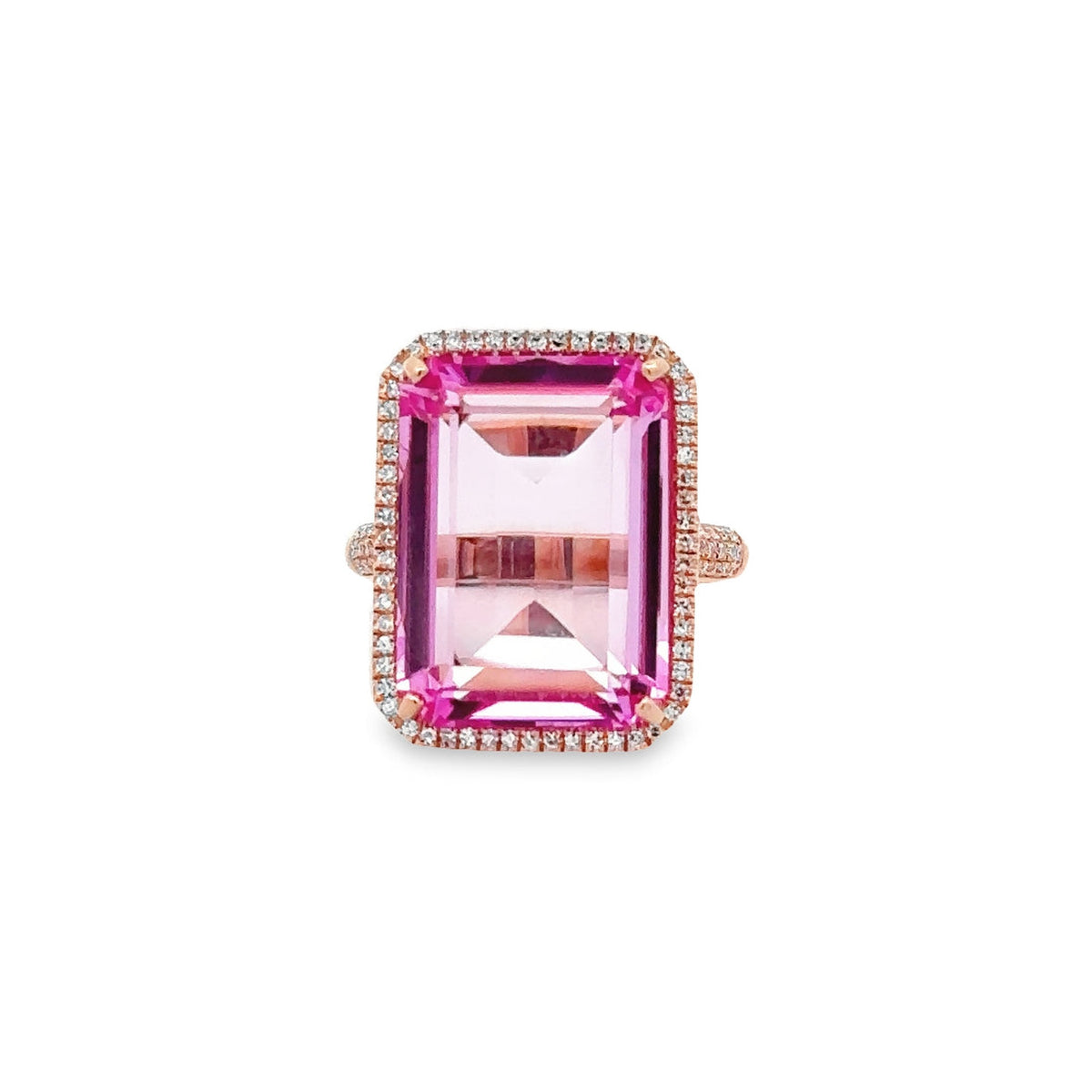 WD1349 Pink Zircon Halo