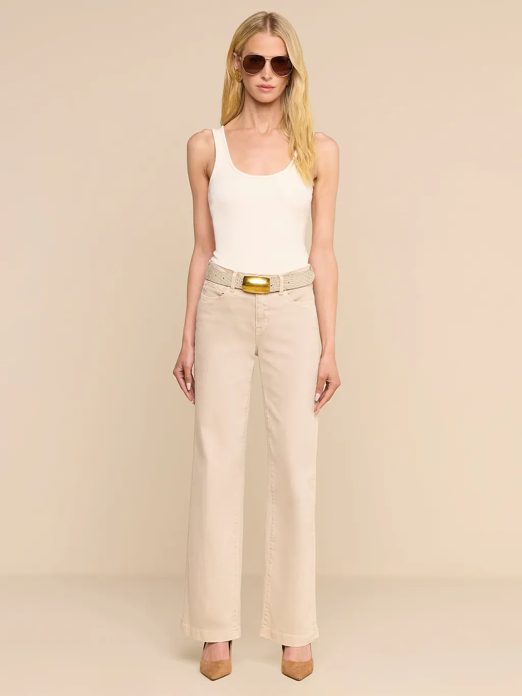 2859kboBi L'AGENCE Scottie HR Wide Leg