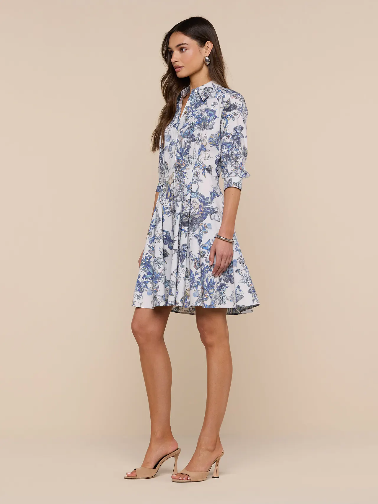 61808Gob L'AGENCE Jouni Pinktuck Short Dress