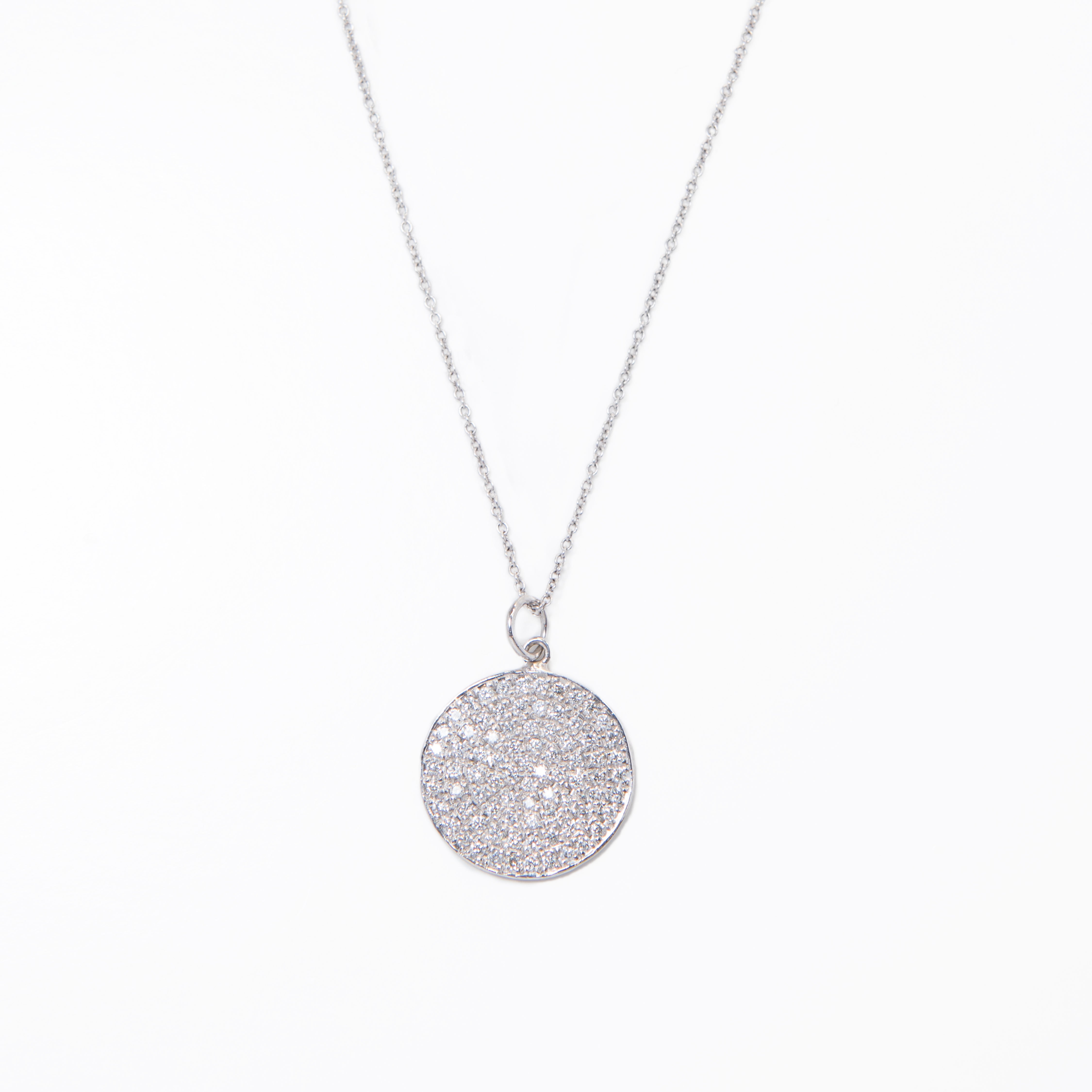 WD803 14kt Coin disk Pendant