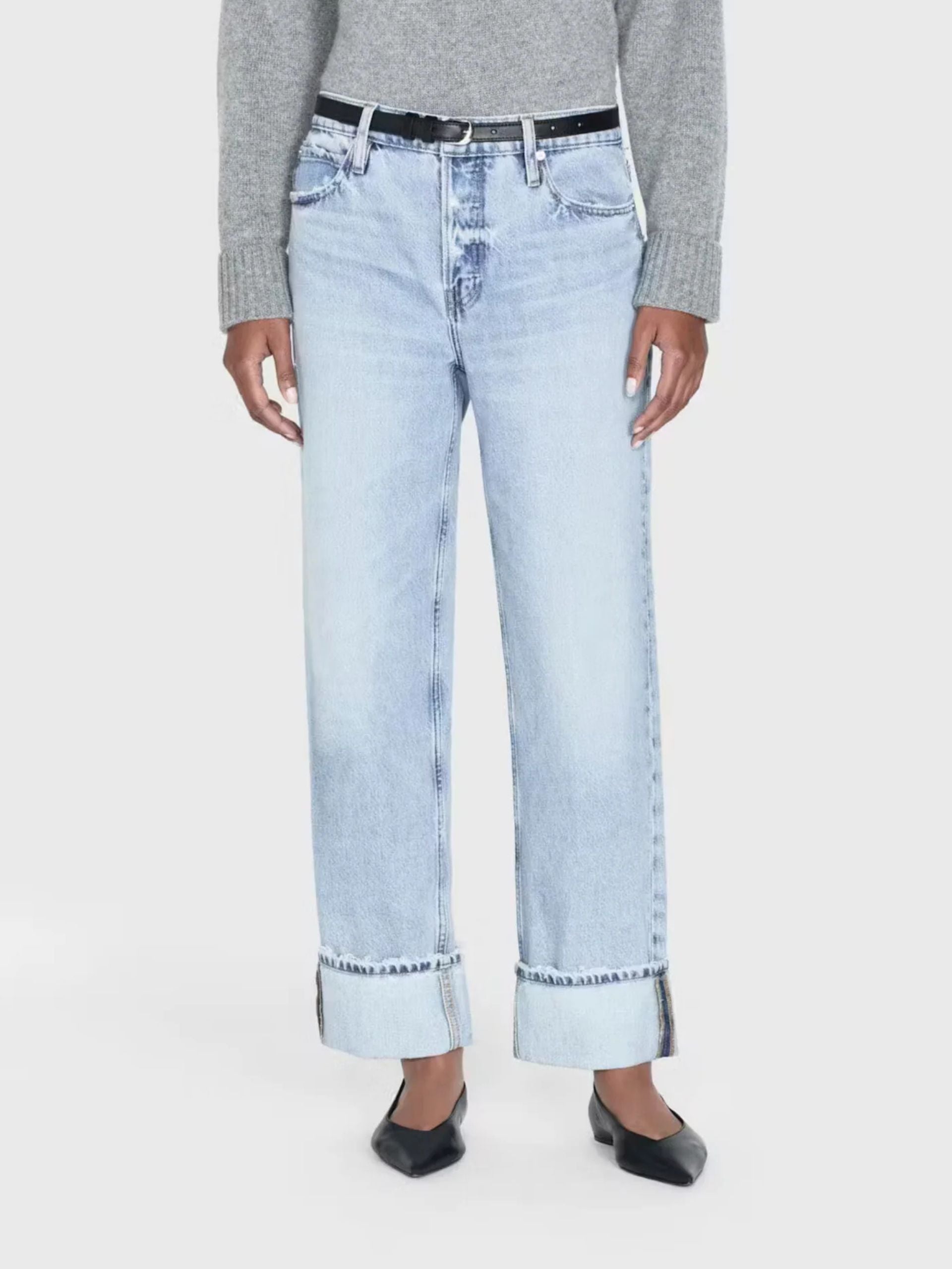 TSSTWC510z FRAME The Slouchy Straight Wide Cuff