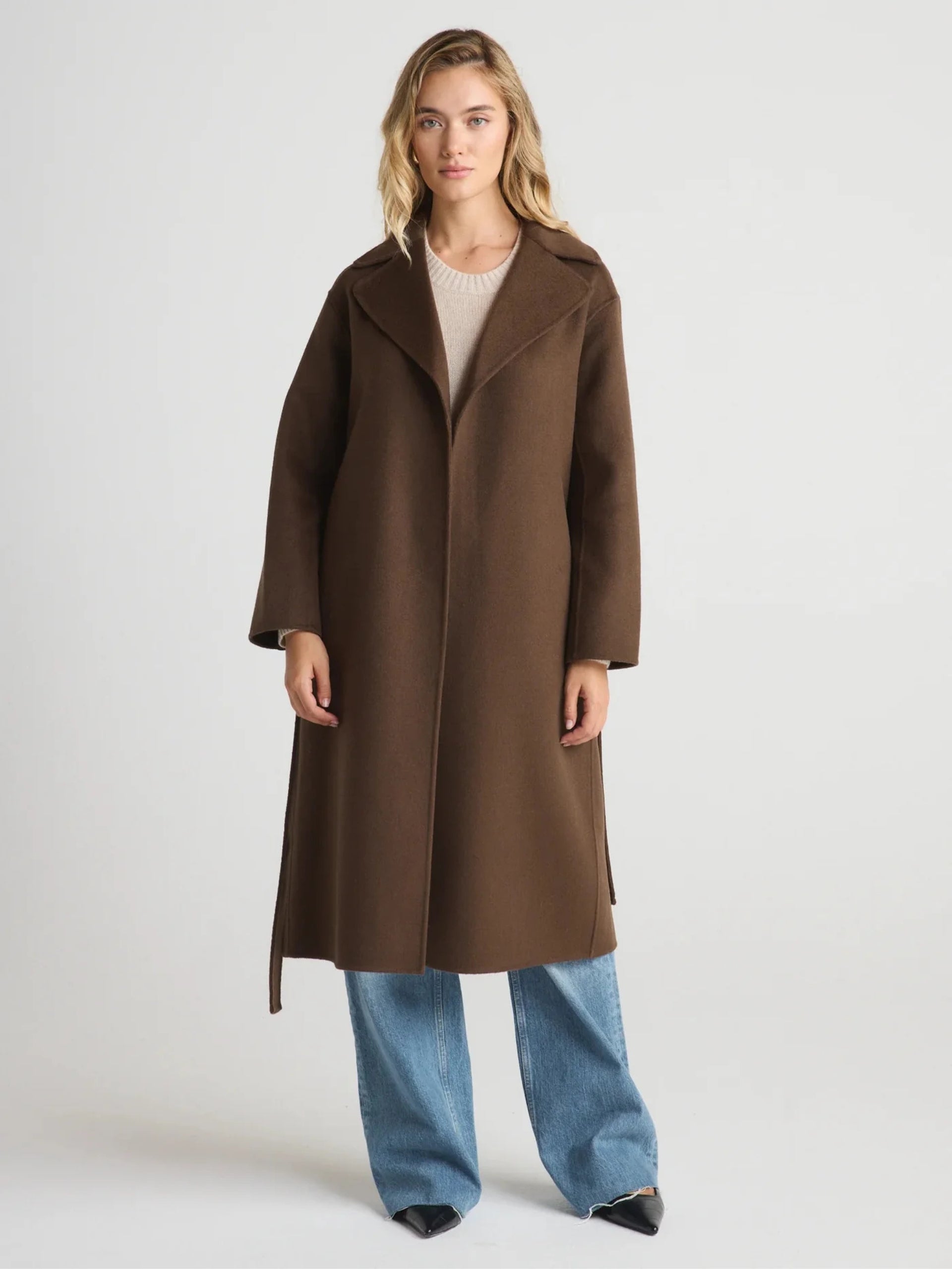CT25W01 W.CASHMERE MARICA Robe Coat