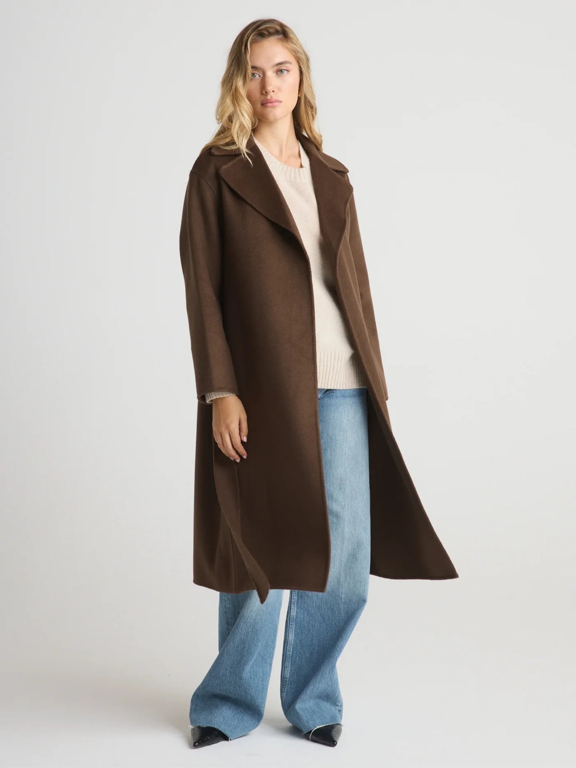 CT25W01 W.CASHMERE MARICA Robe Coat