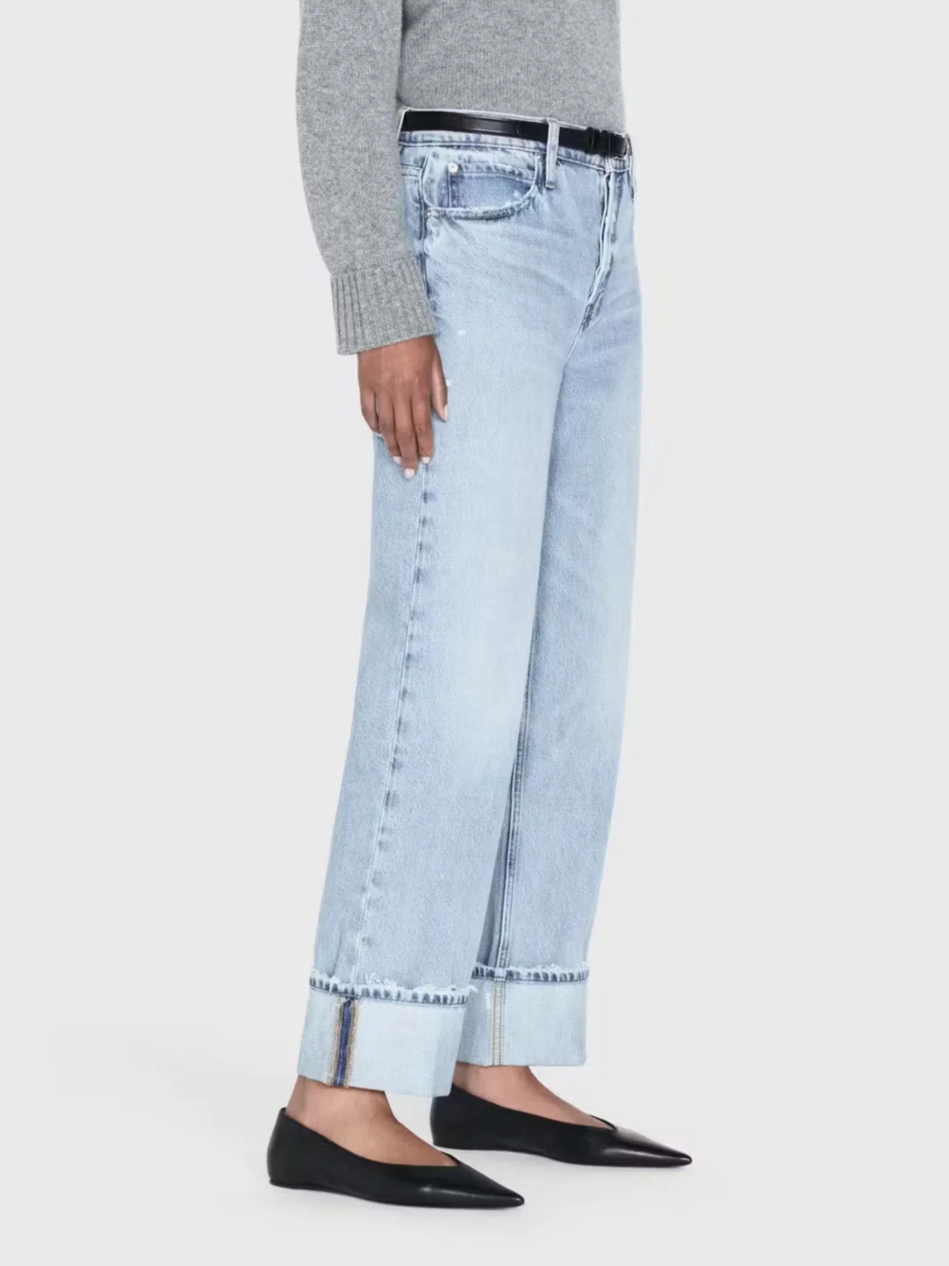 TSSTWC510z FRAME The Slouchy Straight Wide Cuff