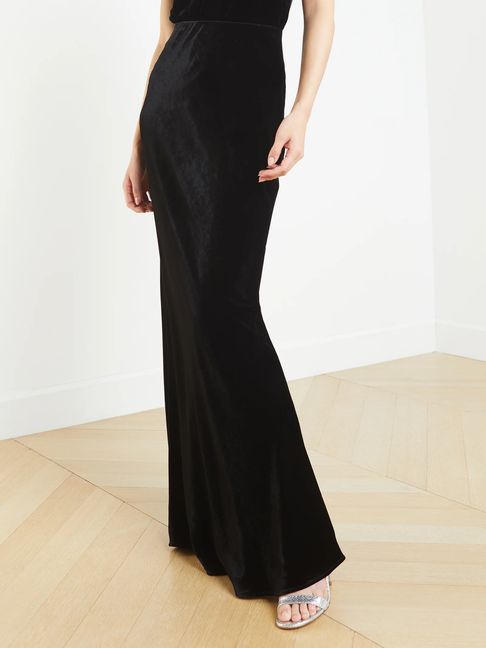 3364SVT2b L'agence Zeta Long Skirt