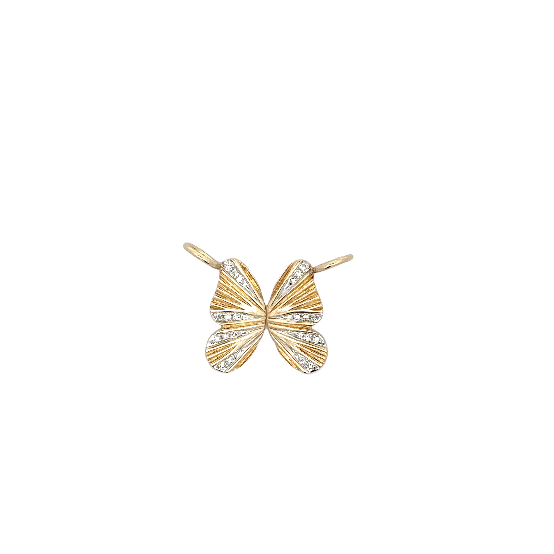 WD1687 14kt Gold Butterfly Wing