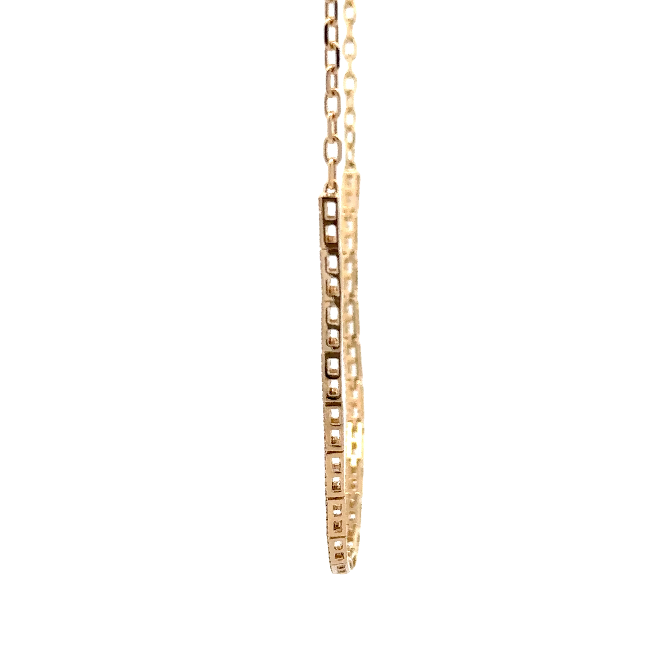 WD1698 14kt Gold Diamond Necklace