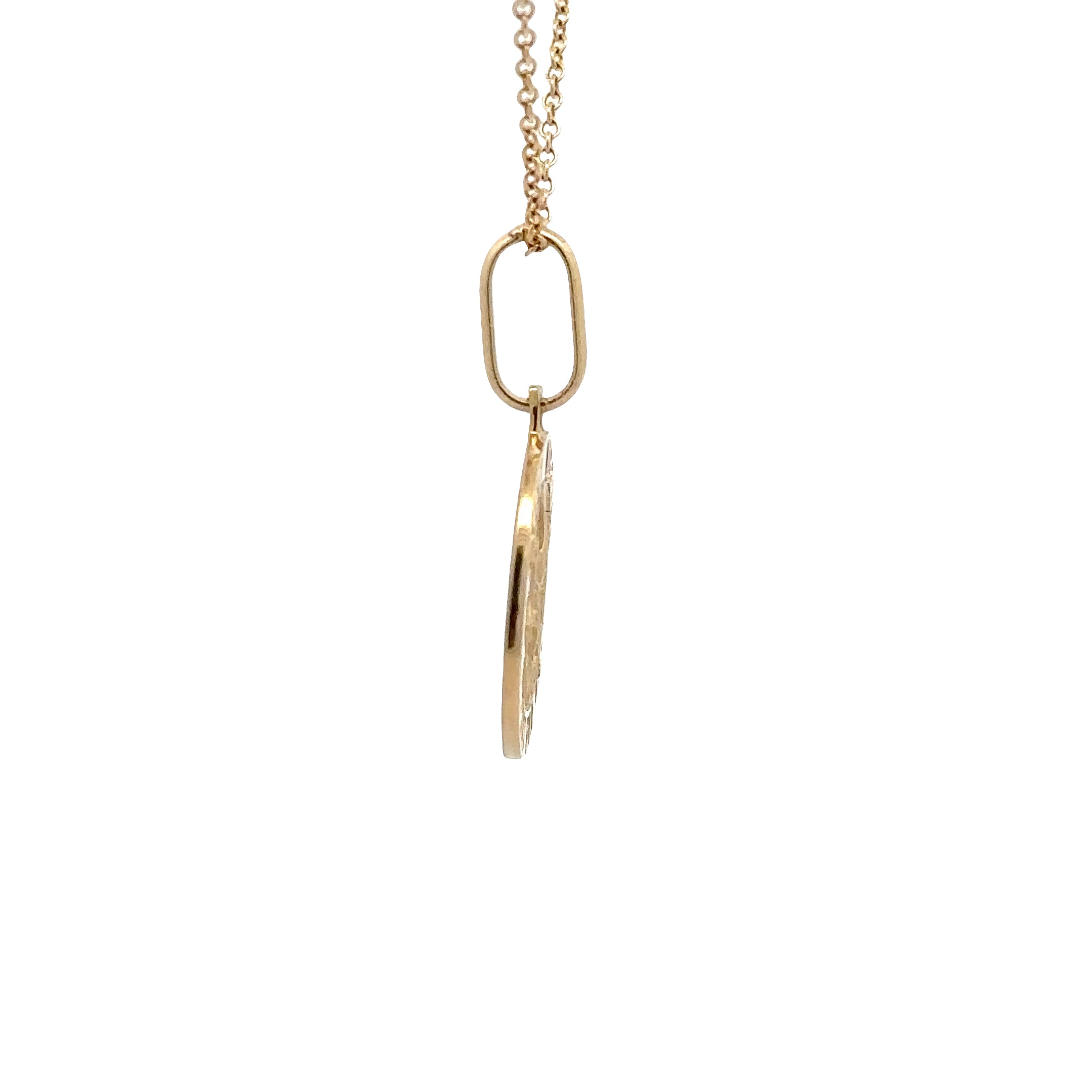 WD1819 14kt Gold Saint Michael Pendant