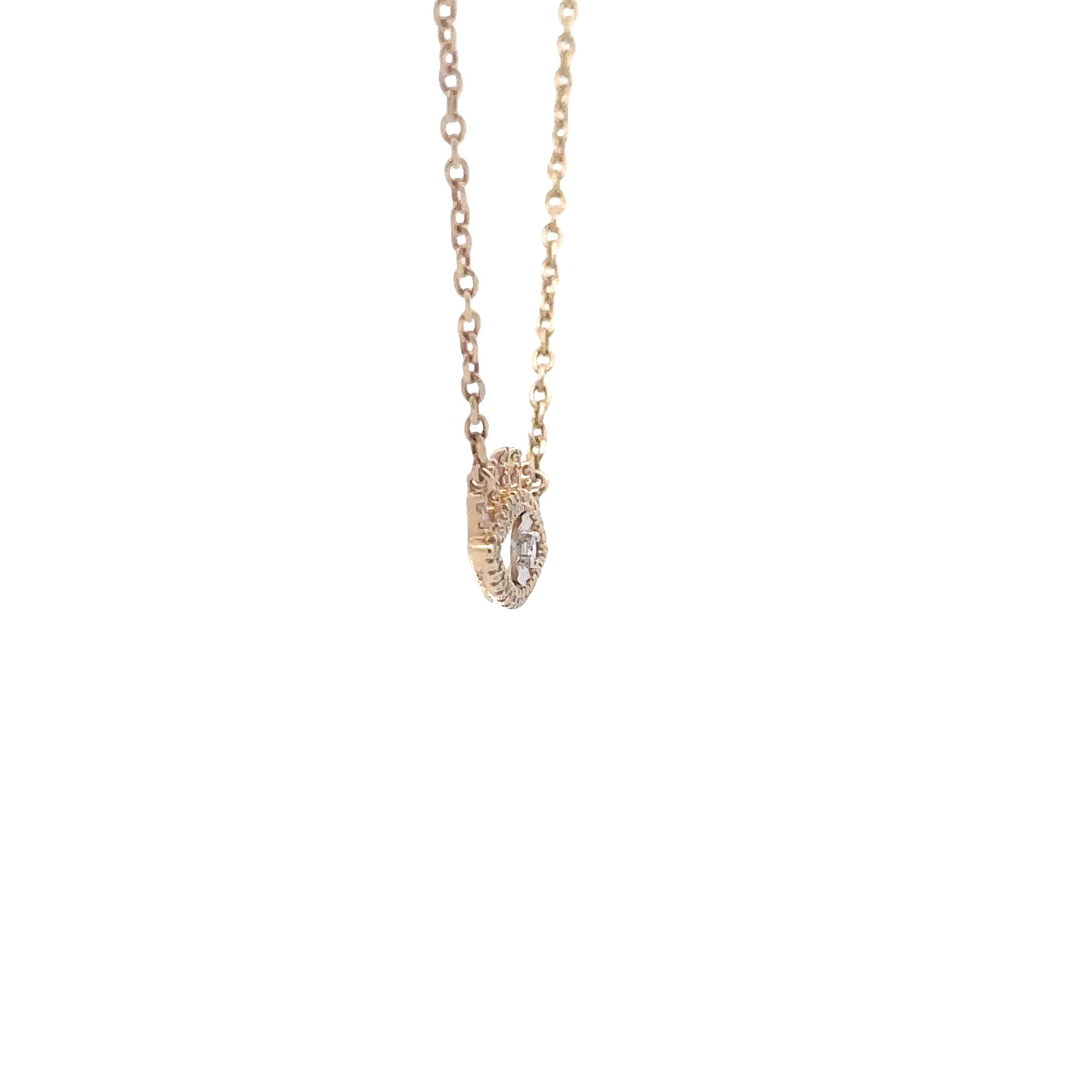 WD1822 14kt Gold Diamond Evil Eye