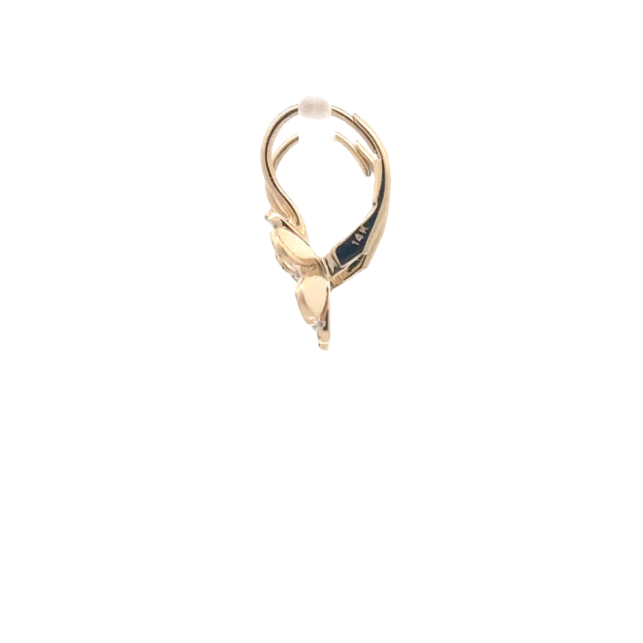 WD1832 Diamond Daisy Leverback earrings
